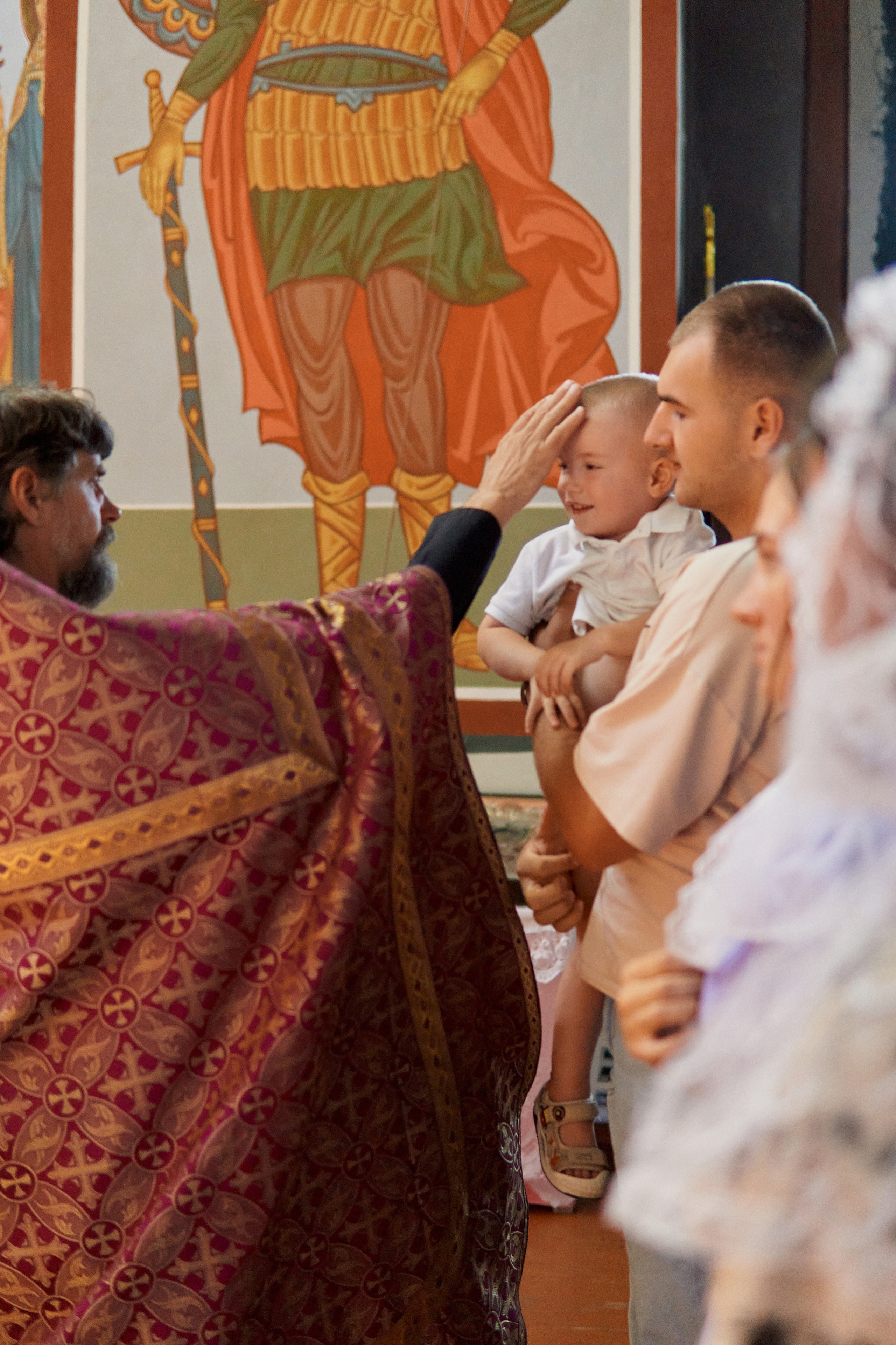 Крещение Михаила. Фотограф Александра Лазарева