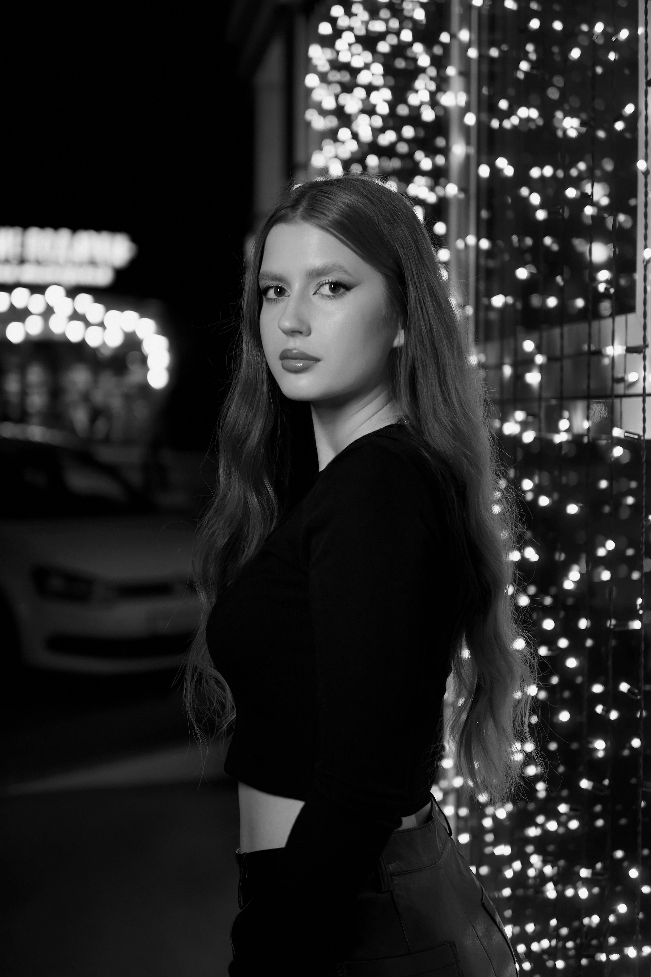 Оля. Ночная съемка. Фотограф Александра Лазарева