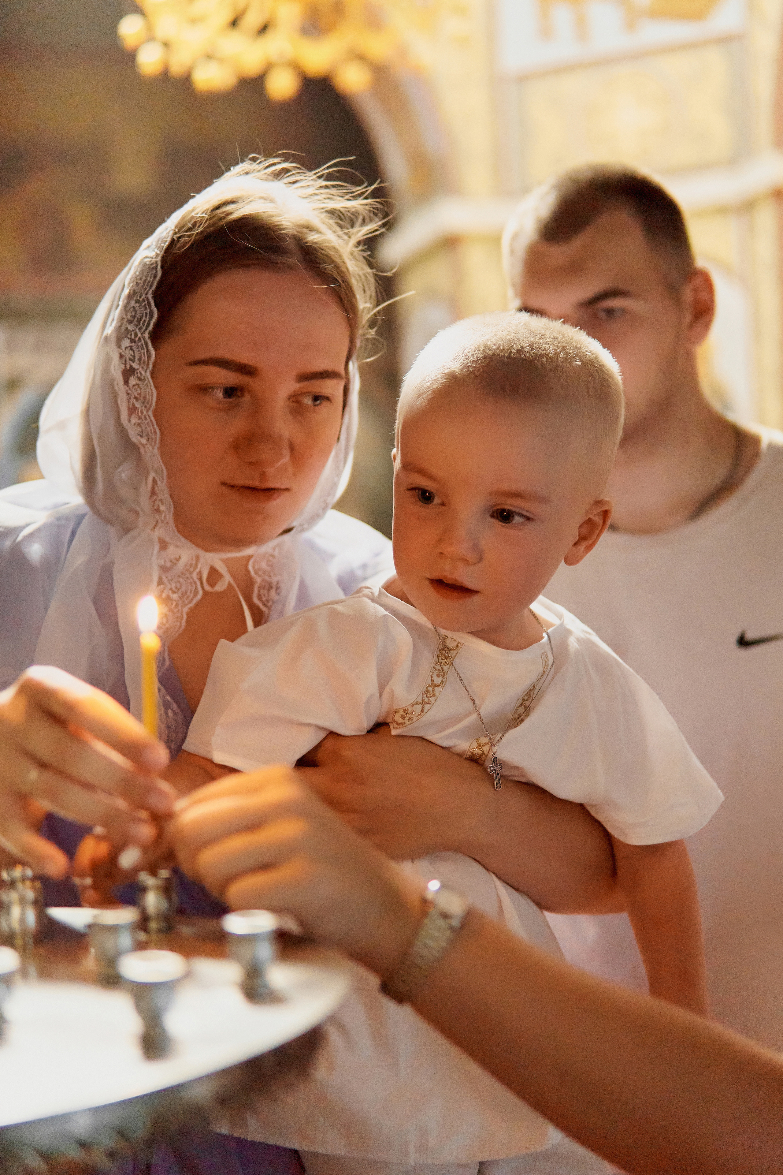 Крещение Михаила. Фотограф Александра Лазарева