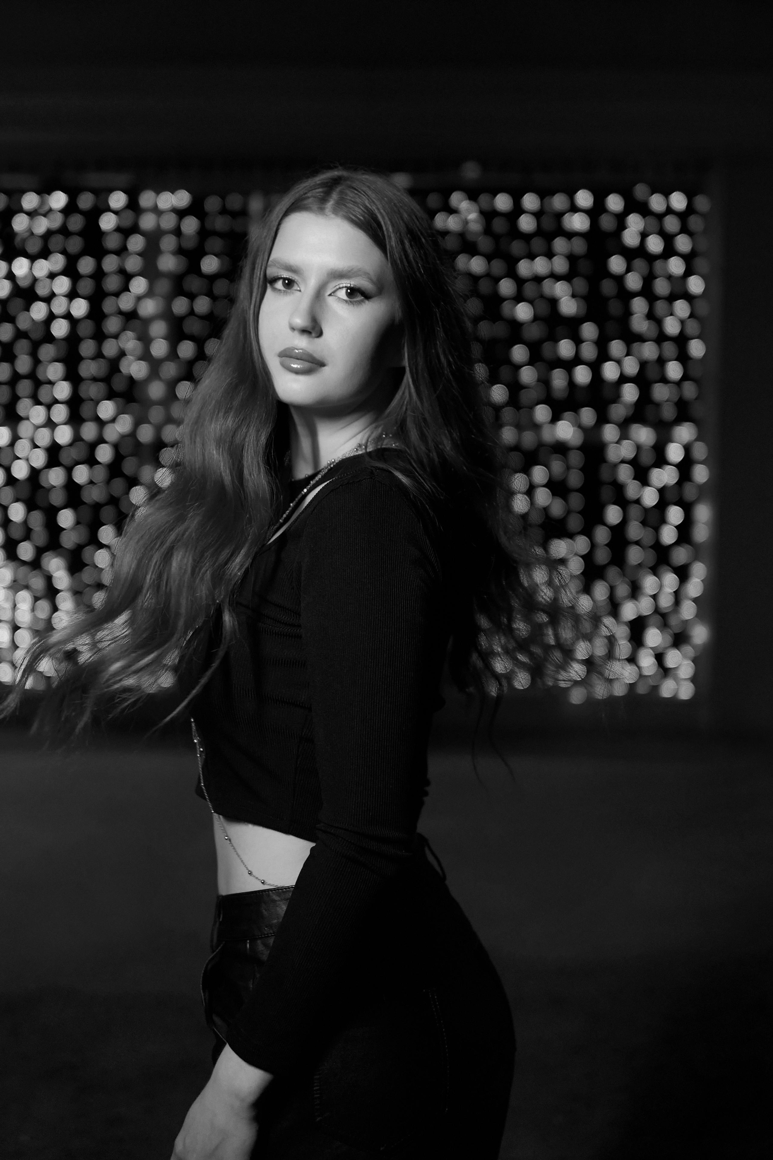 Оля. Ночная съемка. Фотограф Александра Лазарева