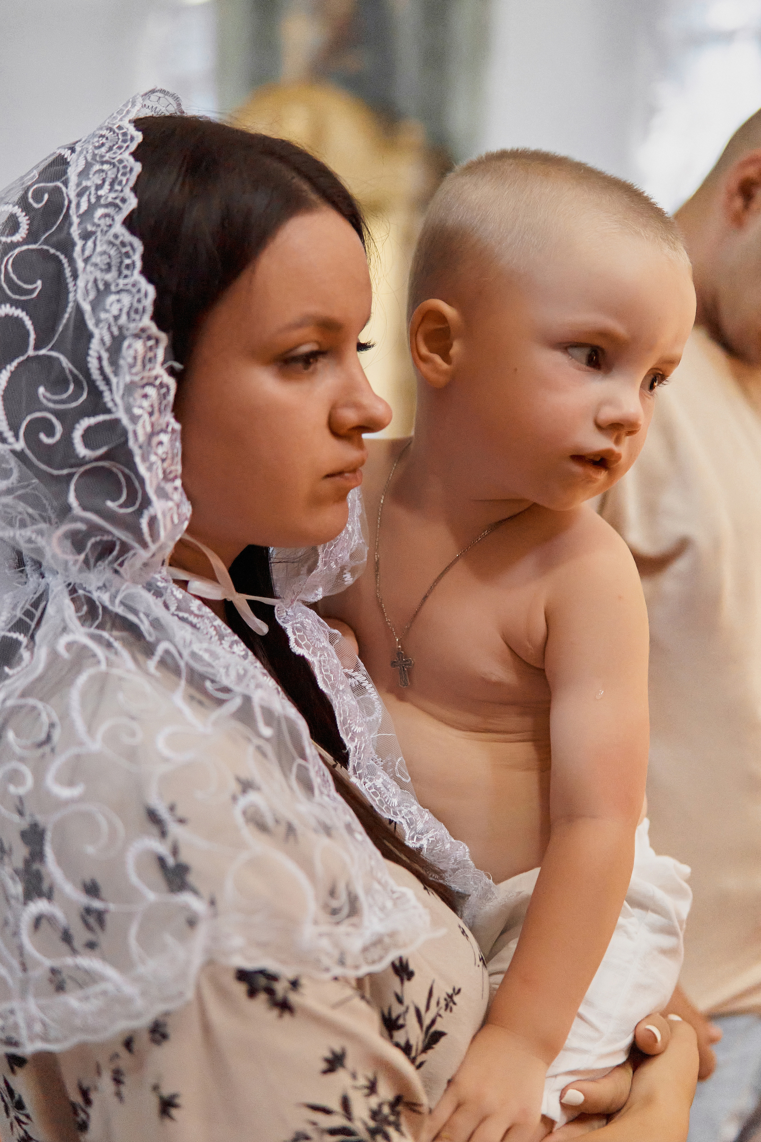 Крещение Михаила. Фотограф Александра Лазарева