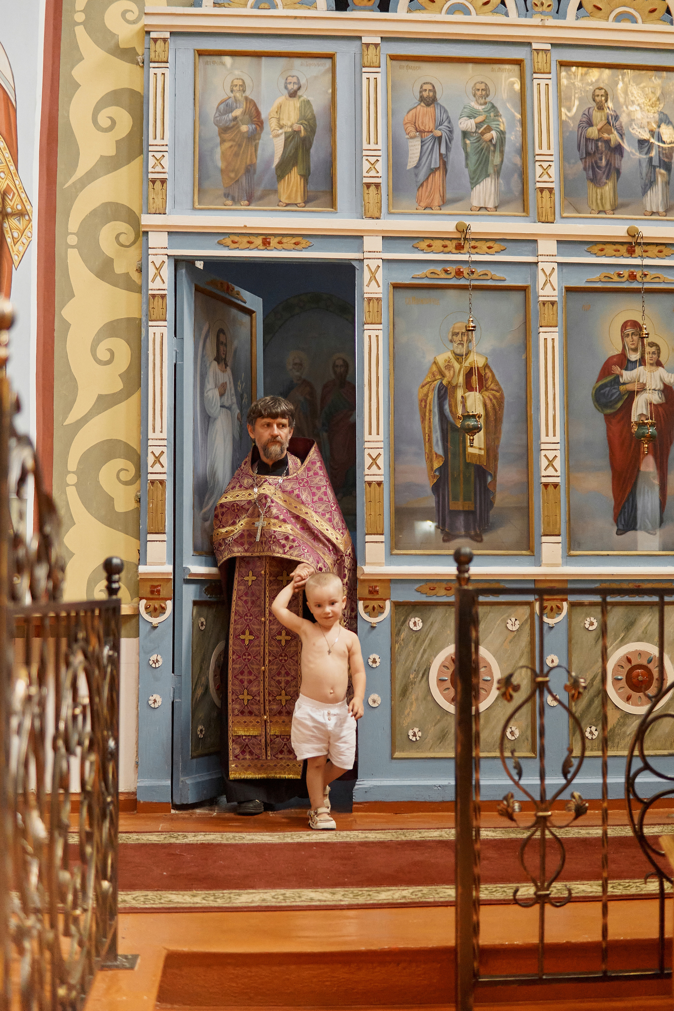 Крещение Михаила. Фотограф Александра Лазарева