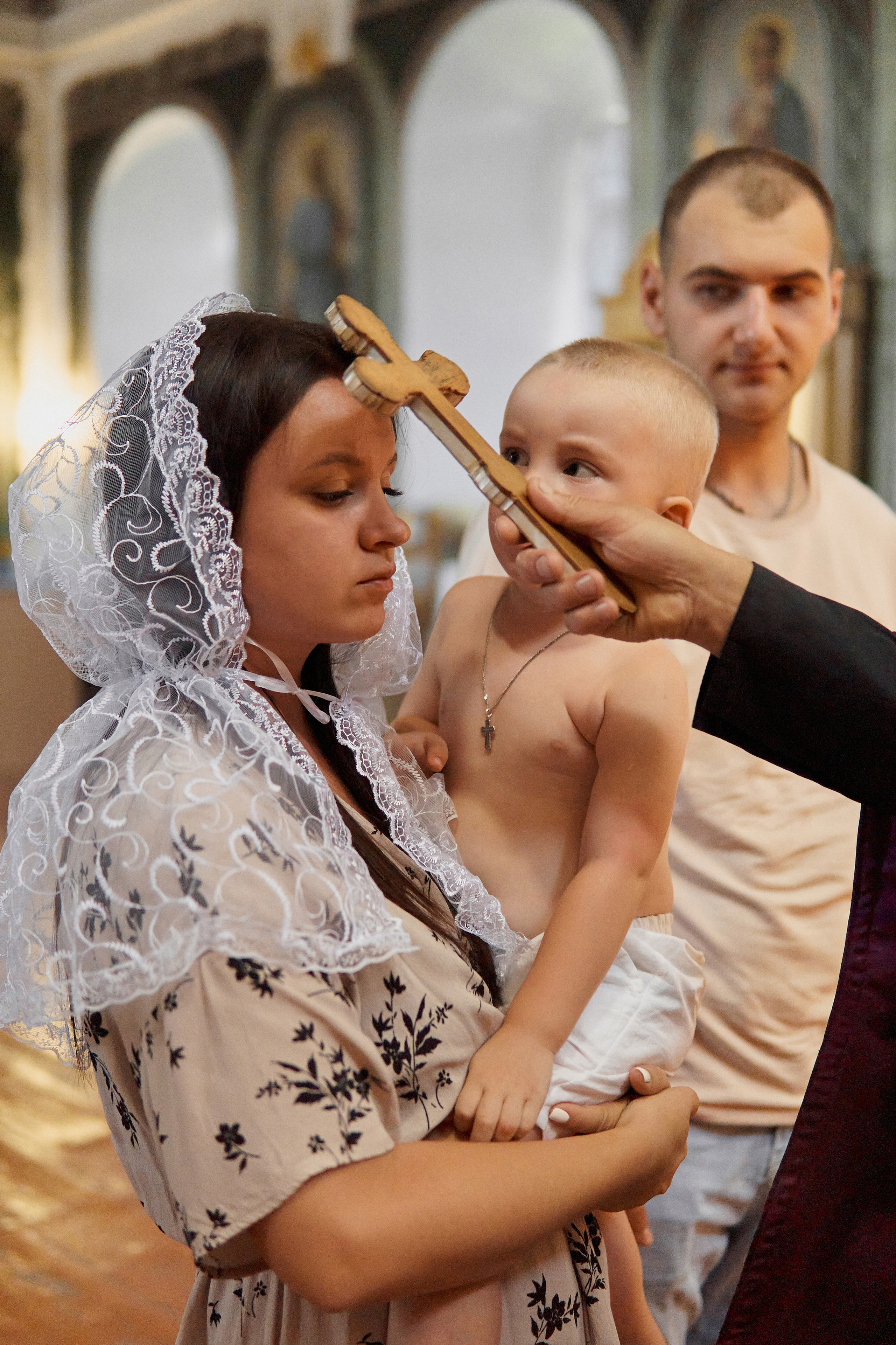 Крещение Михаила. Фотограф Александра Лазарева