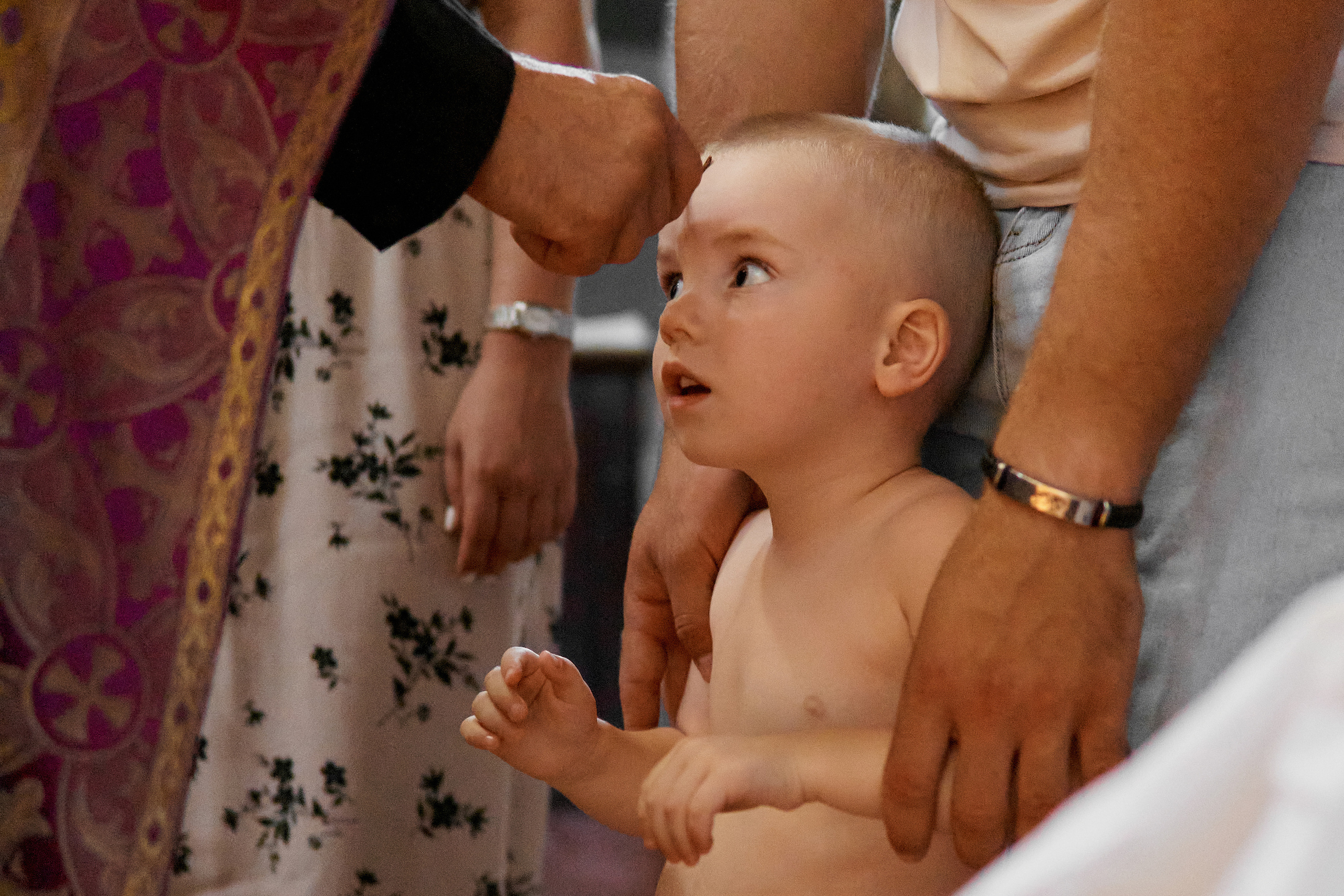 Крещение Михаила. Фотограф Александра Лазарева