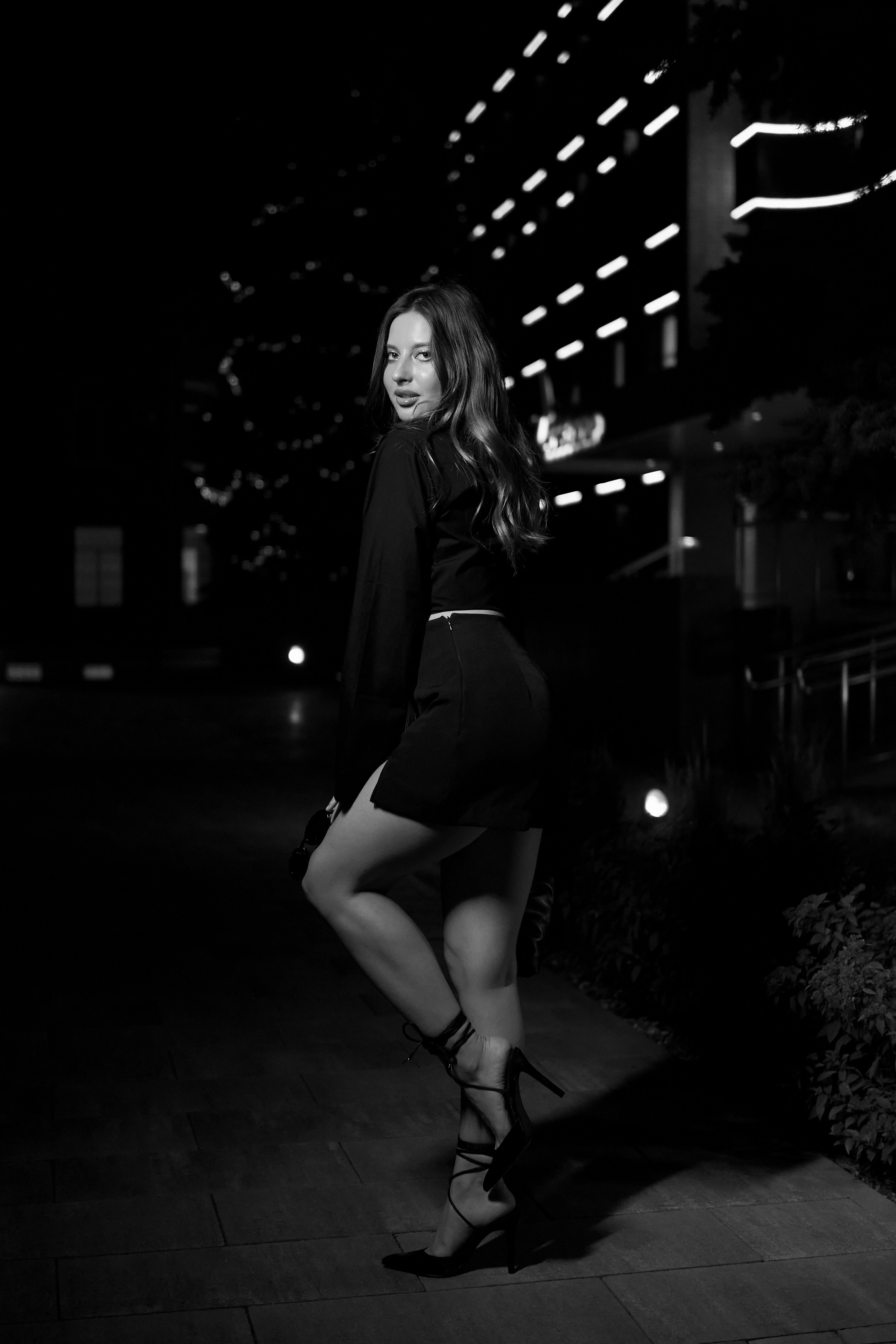 Настя. Ночная съемка. Фотограф Александра Лазарева