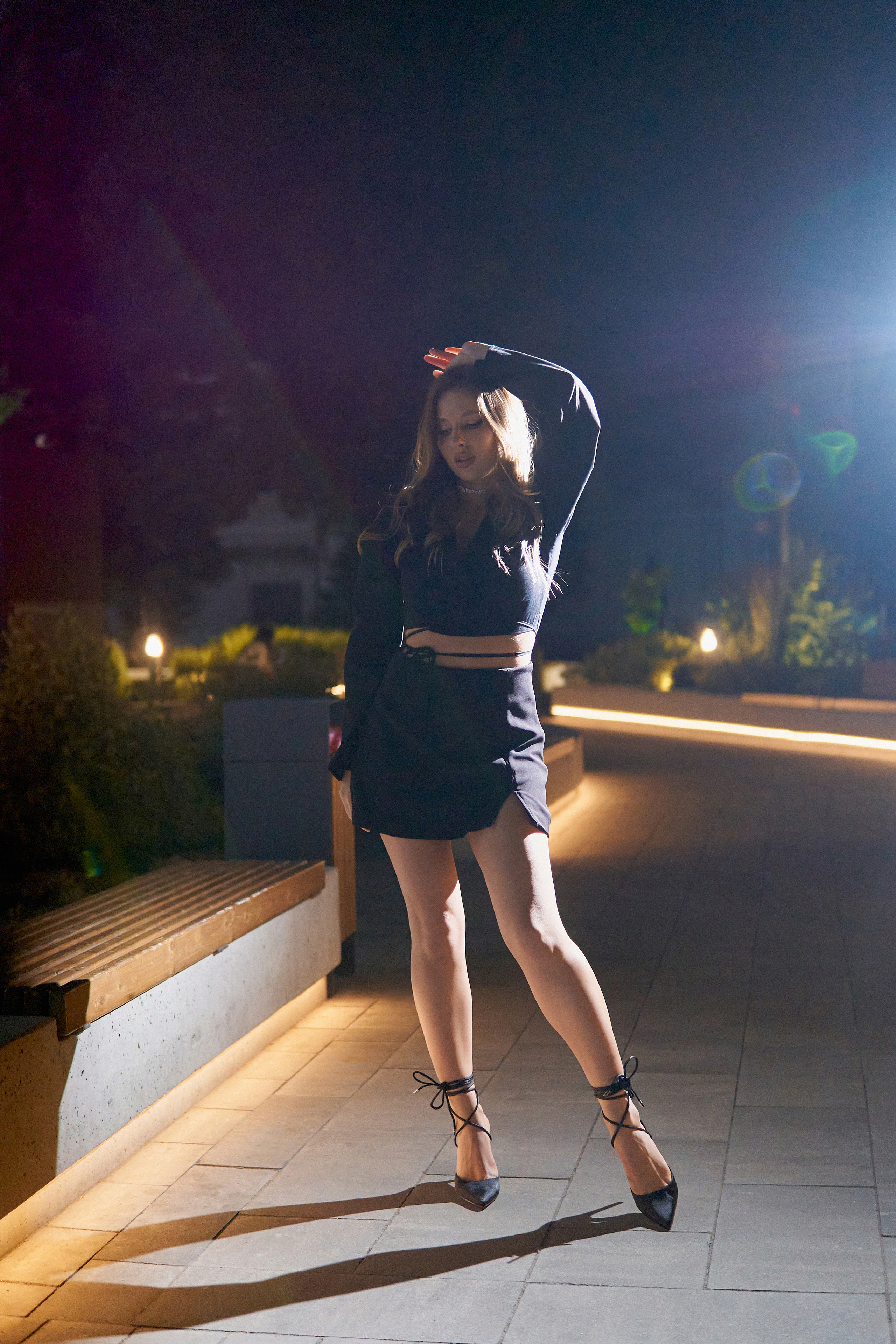 Настя. Ночная съемка. Фотограф Александра Лазарева