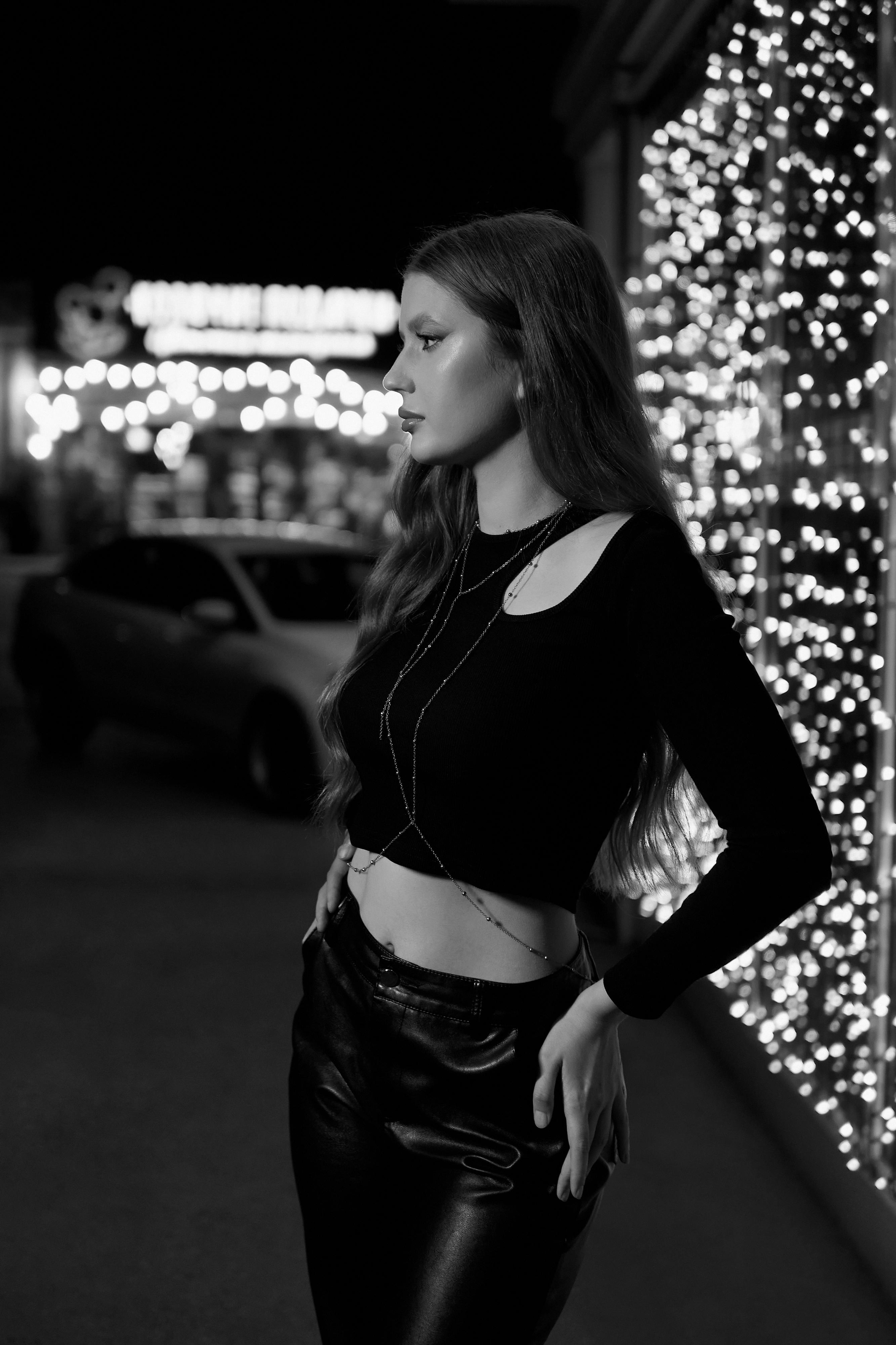Оля. Ночная съемка. Фотограф Александра Лазарева