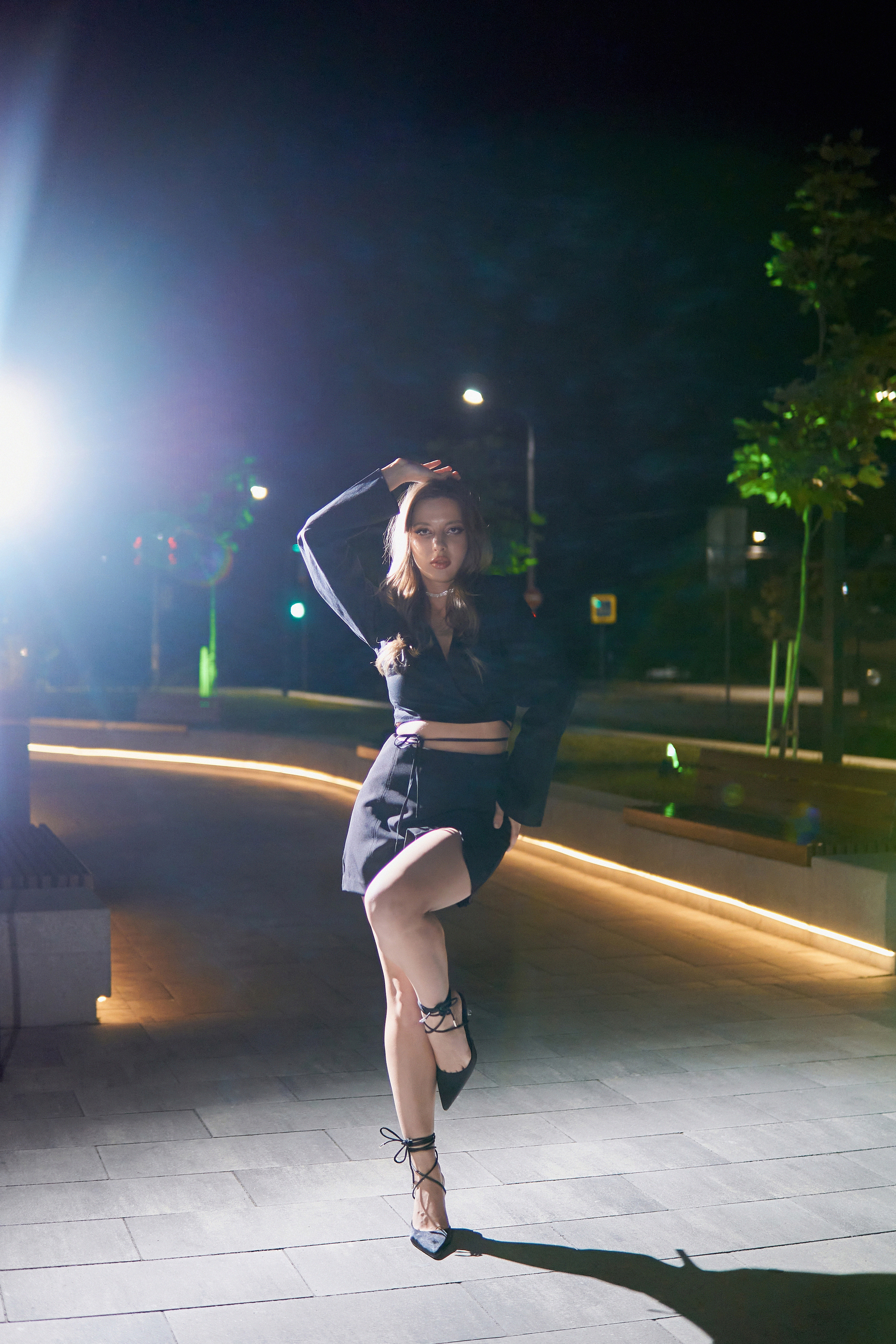 Настя. Ночная съемка. Фотограф Александра Лазарева