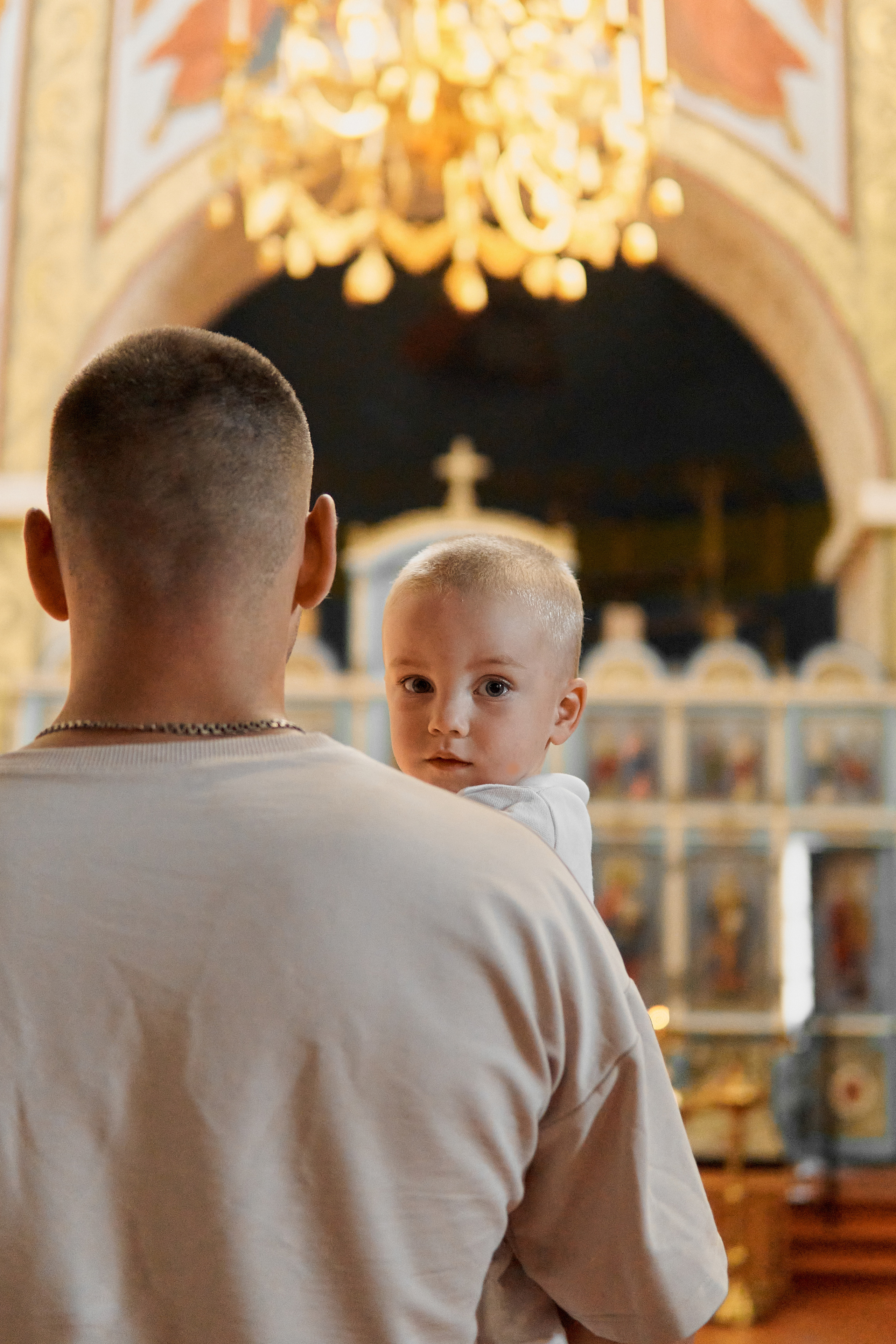 Крещение Михаила. Фотограф Александра Лазарева