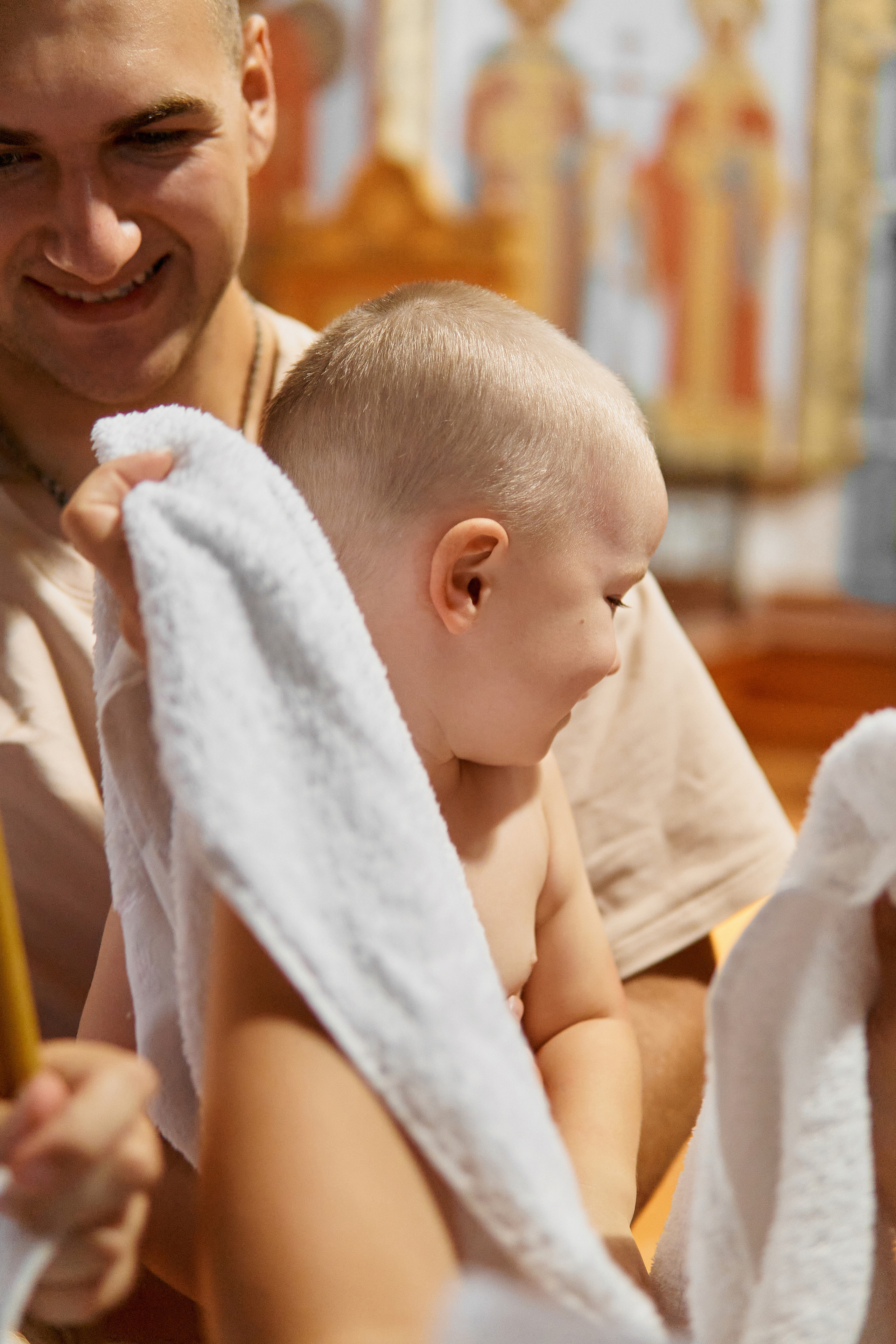 Крещение Михаила. Фотограф Александра Лазарева