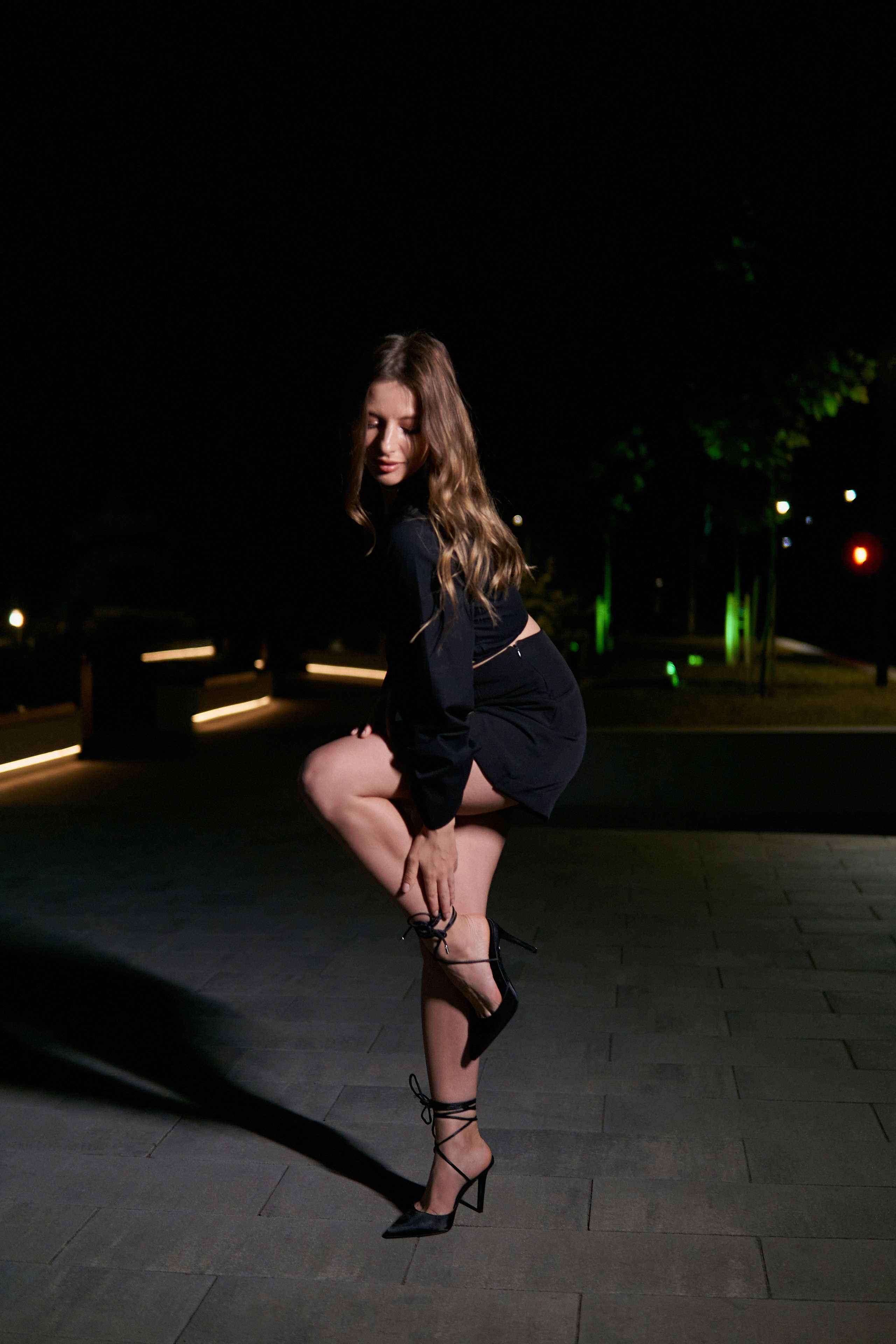 Настя. Ночная съемка. Фотограф Александра Лазарева