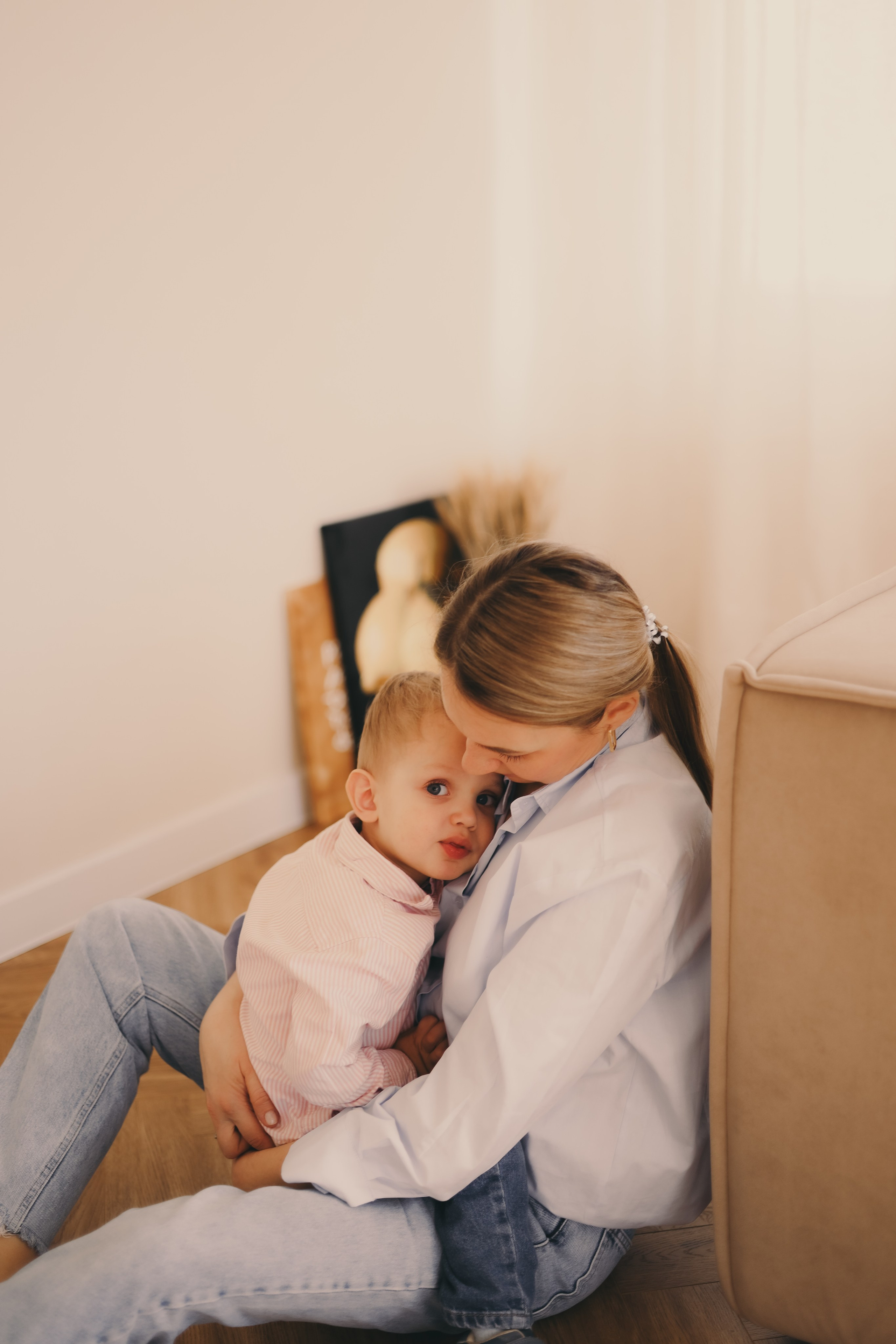 Два малыша и их мама. Фотограф Мария Лаенко