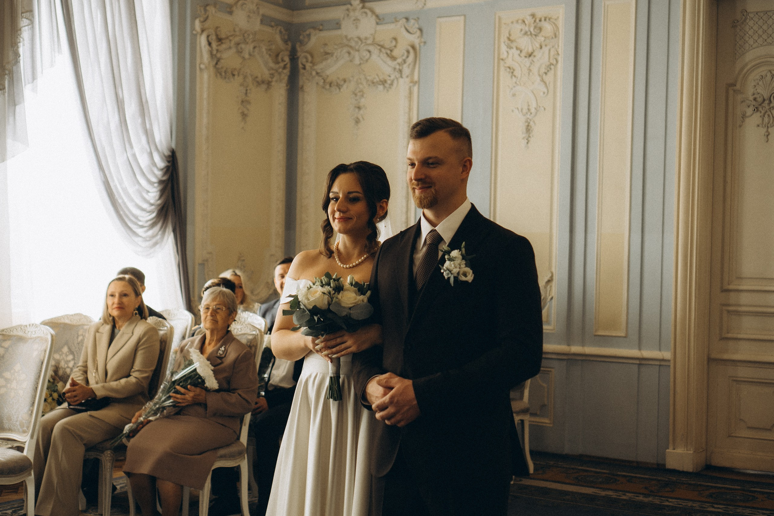 СВАДЕБНАЯ СЬЕМКА ВО ВТОРОМ ДВОРЦЕ БРАКОСОЧЕТАНИЯ. Профессиональный фотограф, Санкт-Петербург — Виктория Богомолова