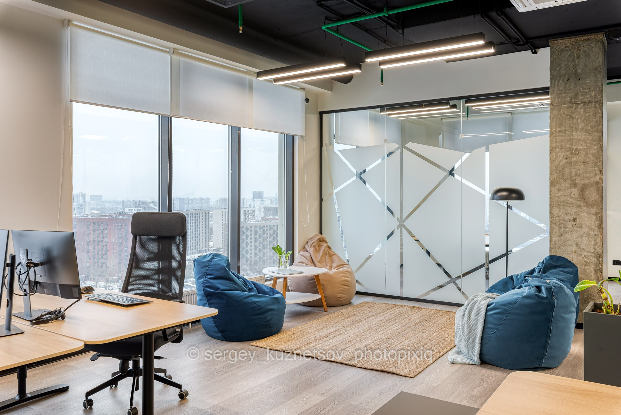 Съёмка интерьера офиса для портфолио ST-buro. Интерьерная съёмка и виртуальные туры — Интерьерный фотограф Кузнецов Сергей (photopixiq)