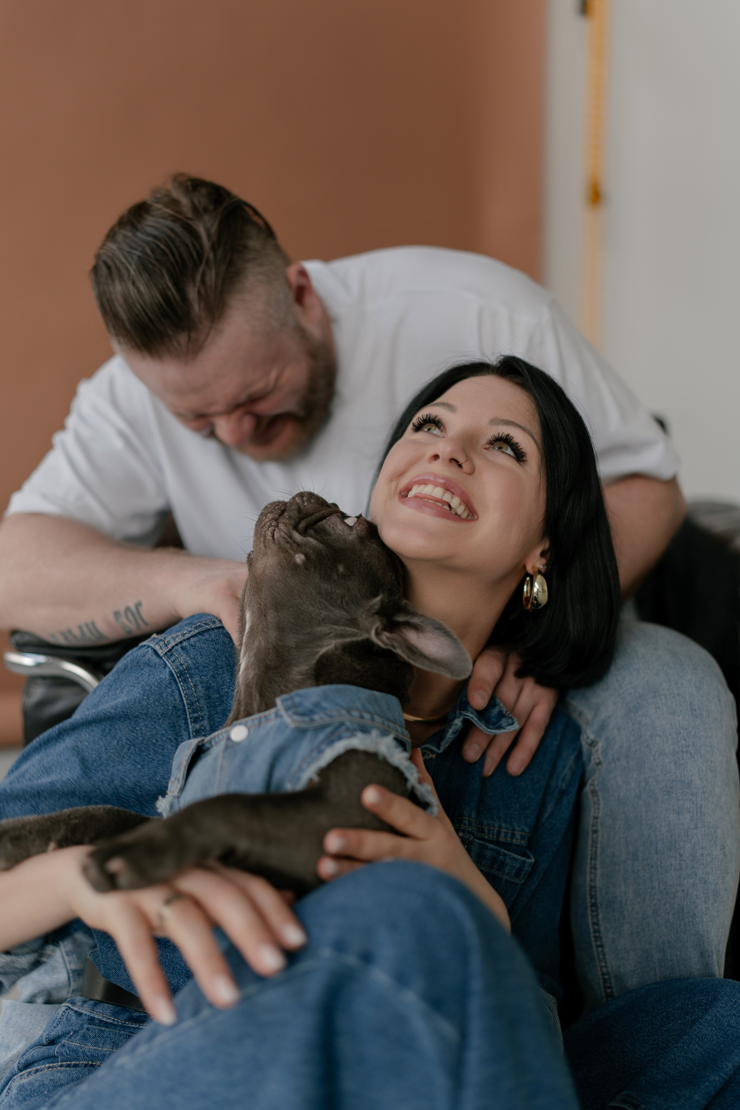 Сергей, Вероника и Руна. Свадебный и семейный фотограф в Москве и Красногорске — живые кадры | Анастасия Тихонова