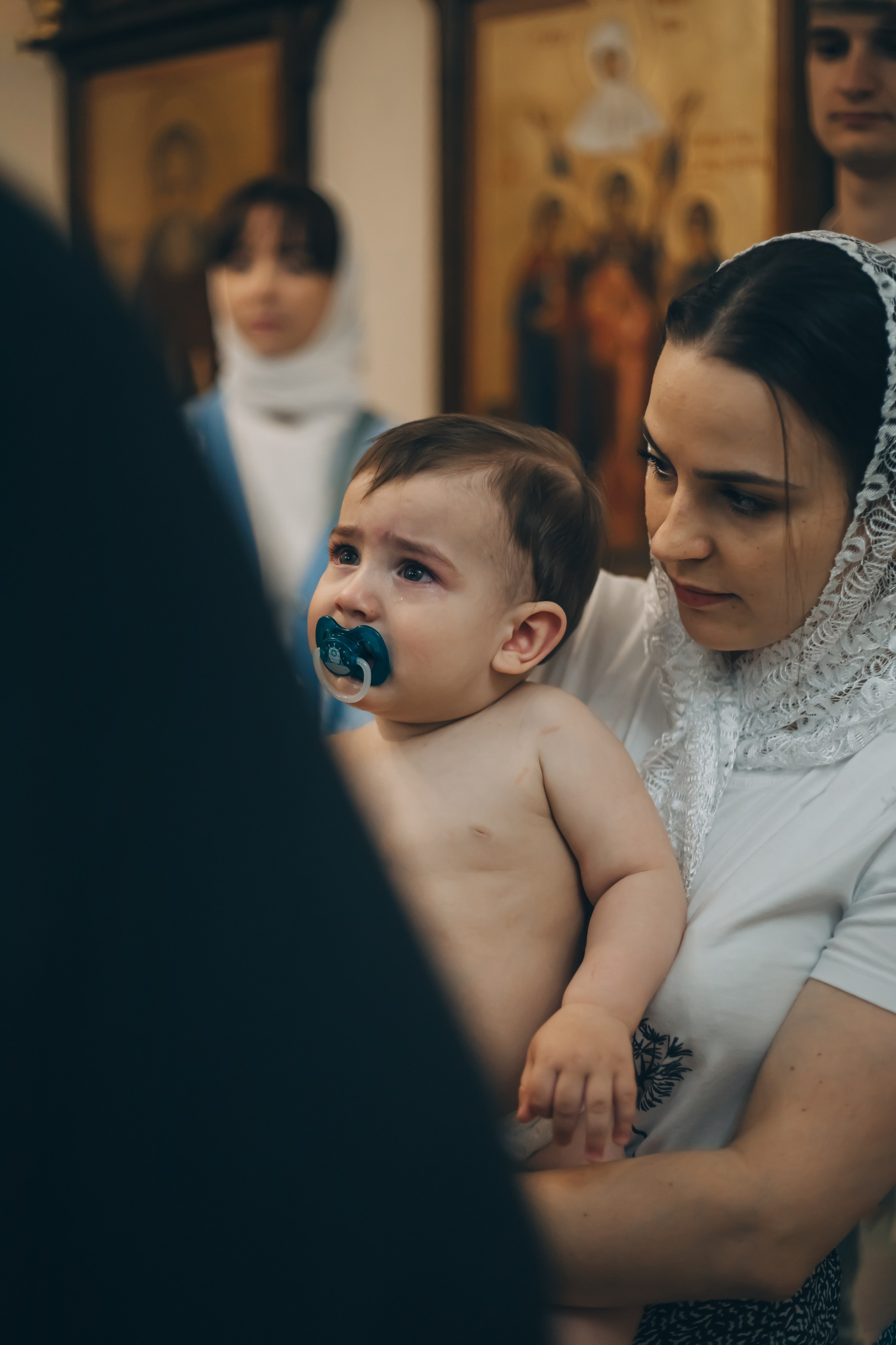 Фотосессия таинства крещения в Белой Глине. Свадебный и семейный фотограф в Краснодарском крае Мария Данилкина