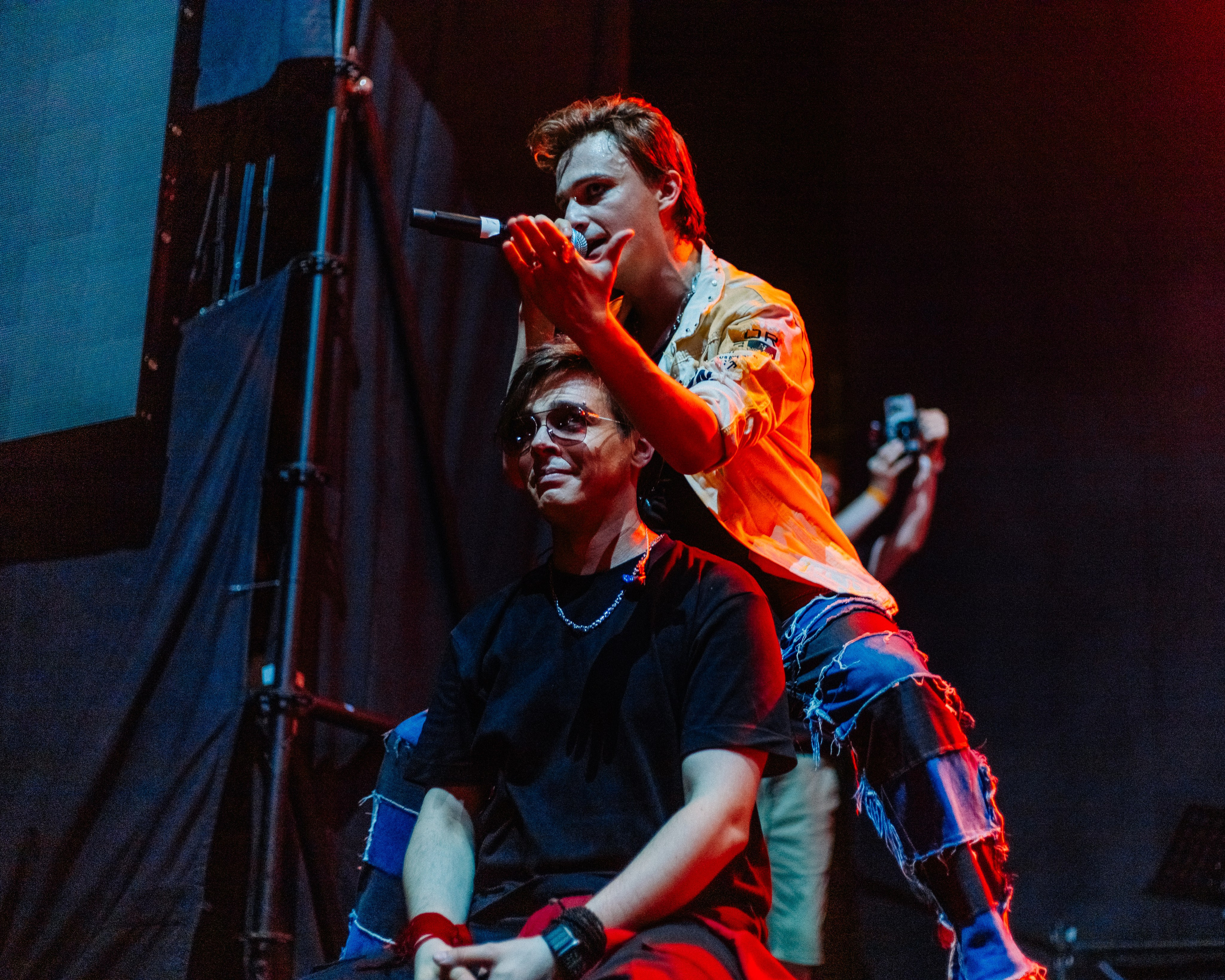 Александр Казьмин и Ярослав Баярунас. 1930 Moscow. Концертный фотограф Аля Рашпиль