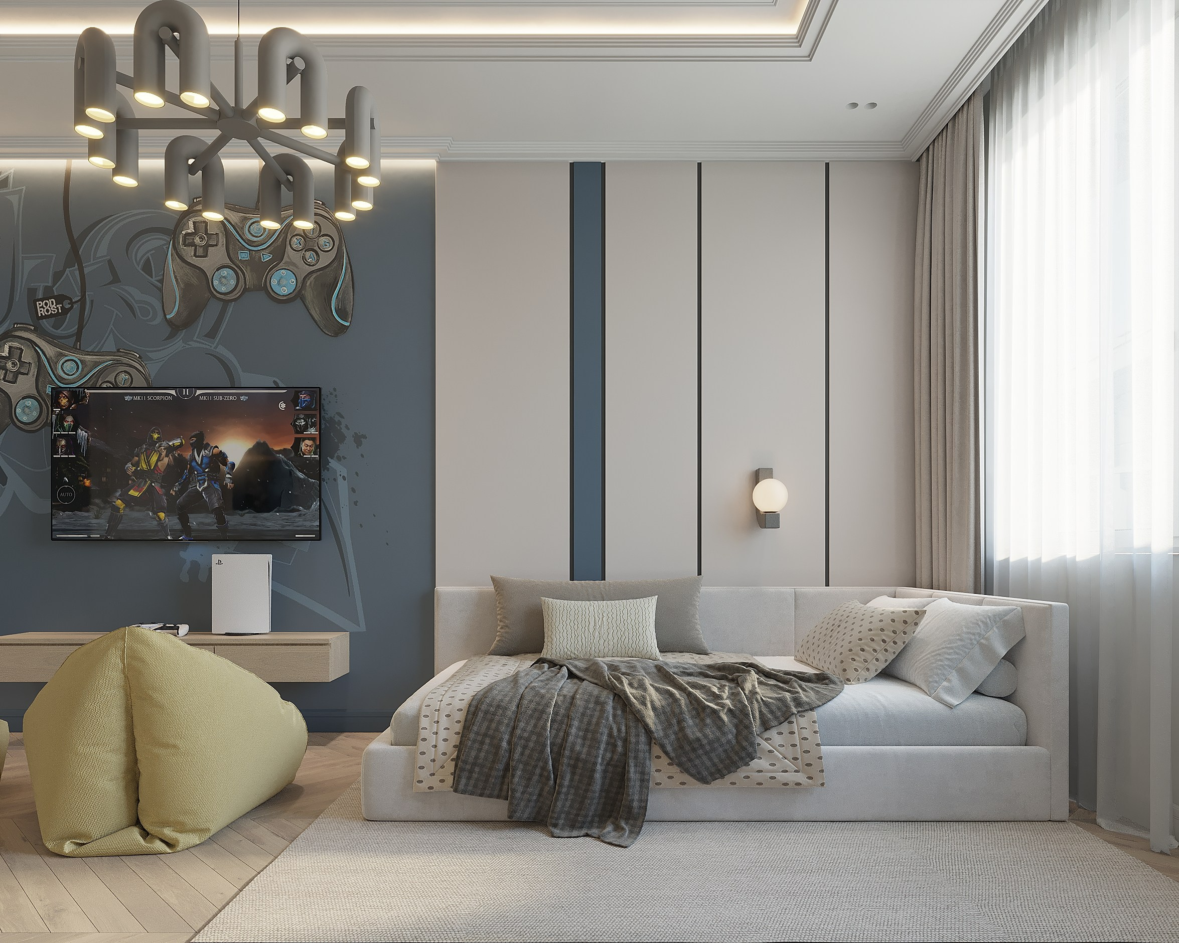 ЖК «REMIZOVKA», 156 м2/3. Room Design Studio