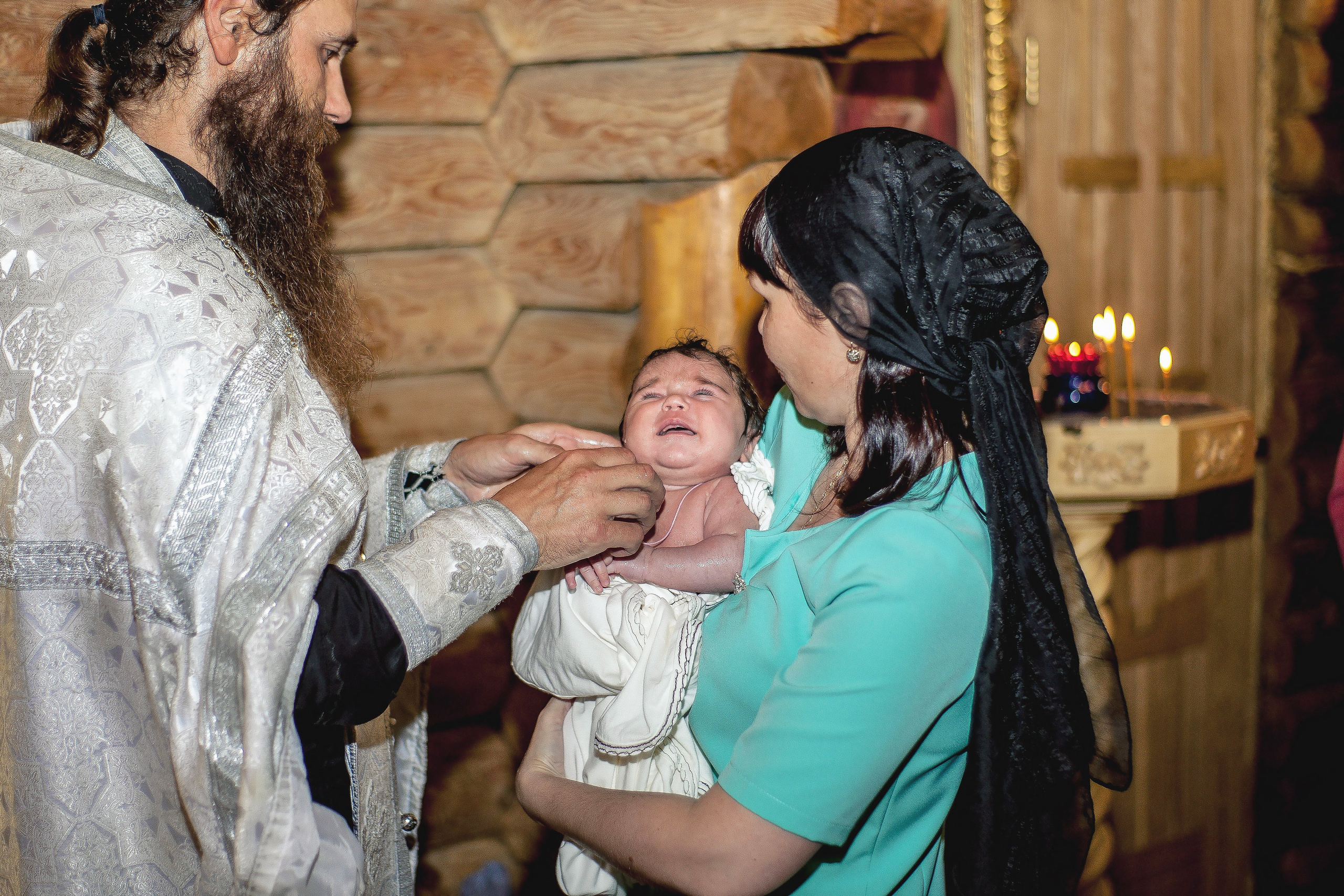Крещение в храме Александра Невского (Петропавловск-Камчатский, июль 2017). Репортажная съемка в Москве и области. Анималистика