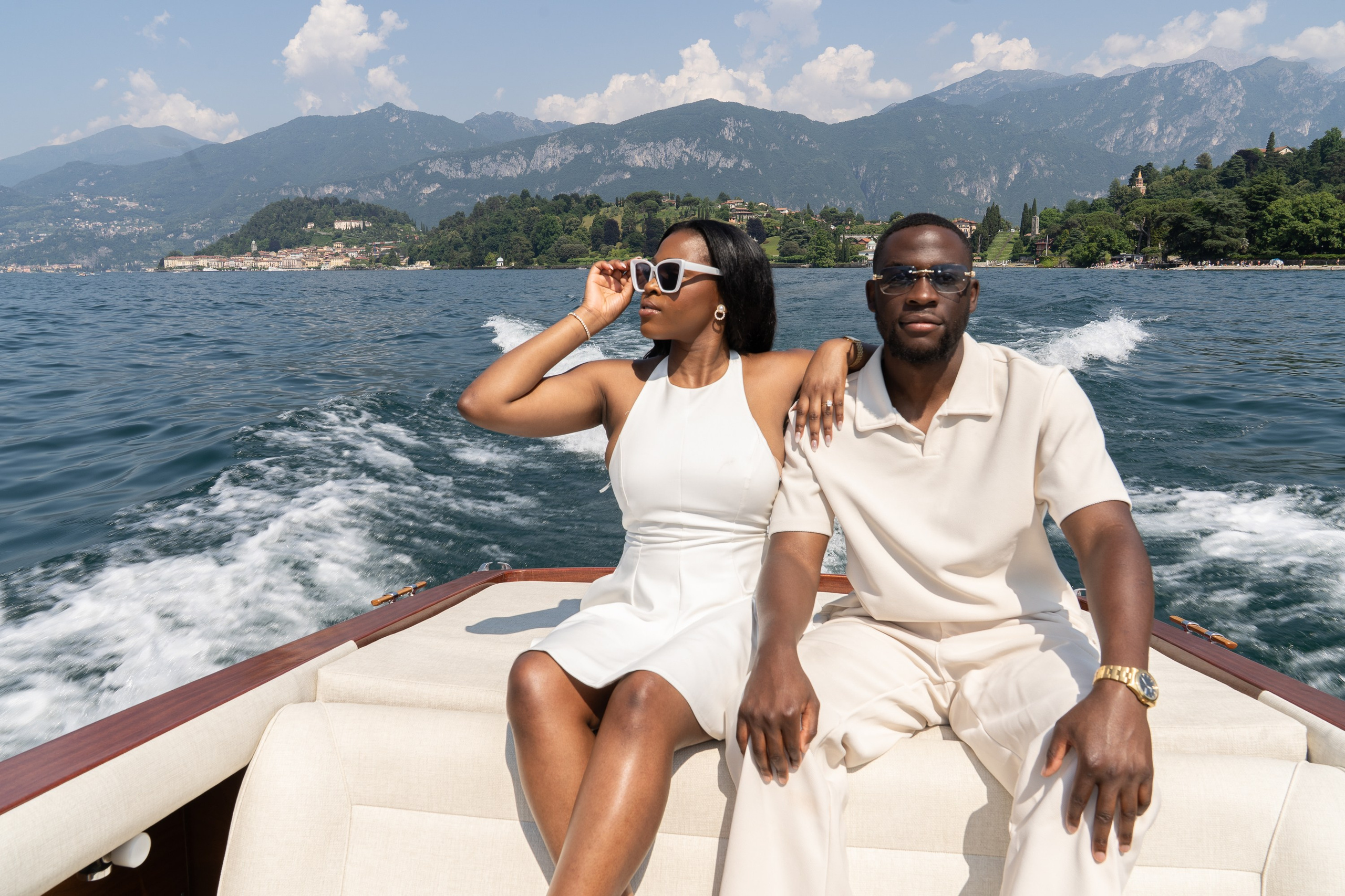 Tishane & Fiance. Maria Anistratova | Destination Photographer, Videographer & Drone Pilot — Lake Como