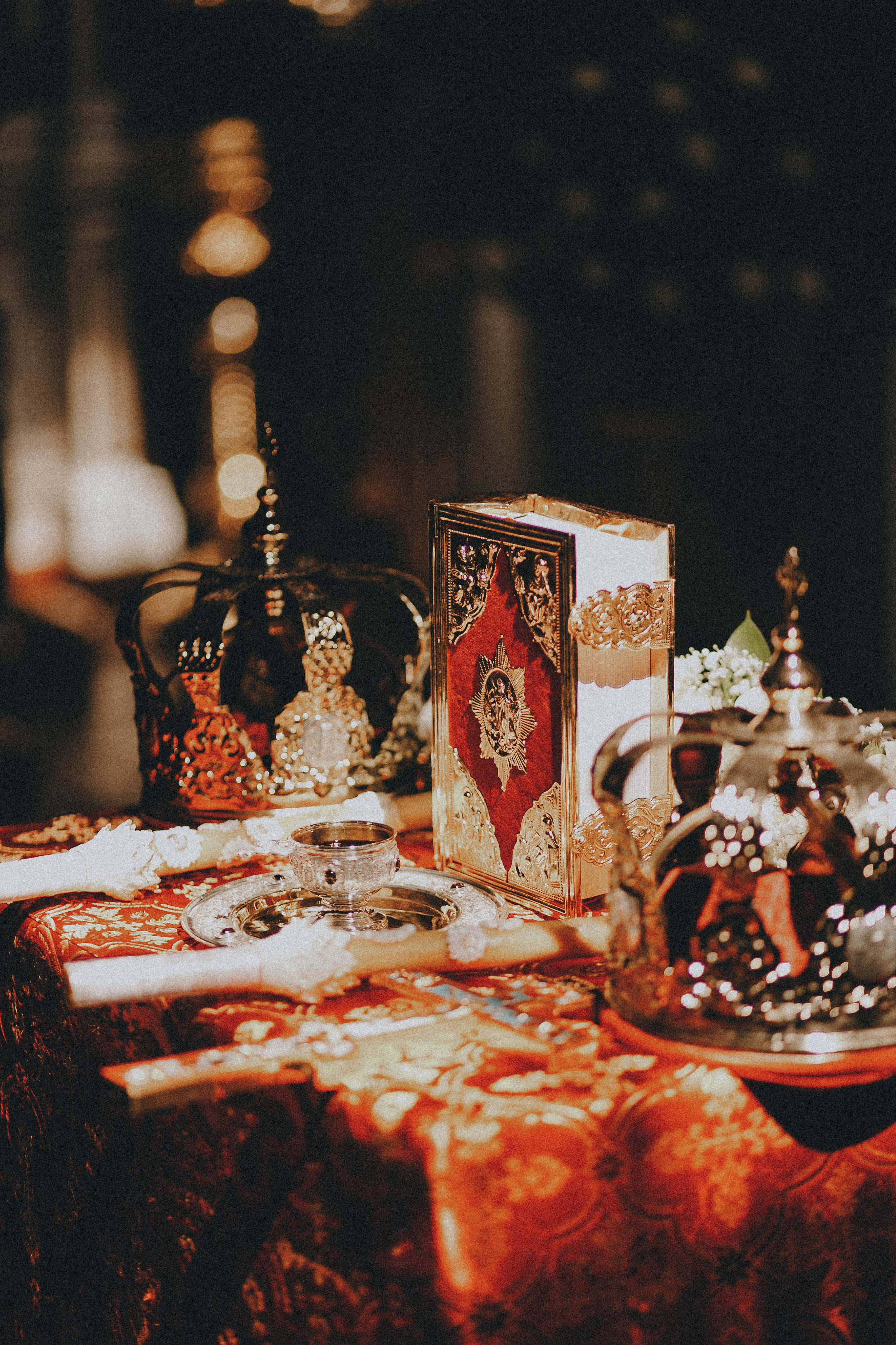 The wedding in the church