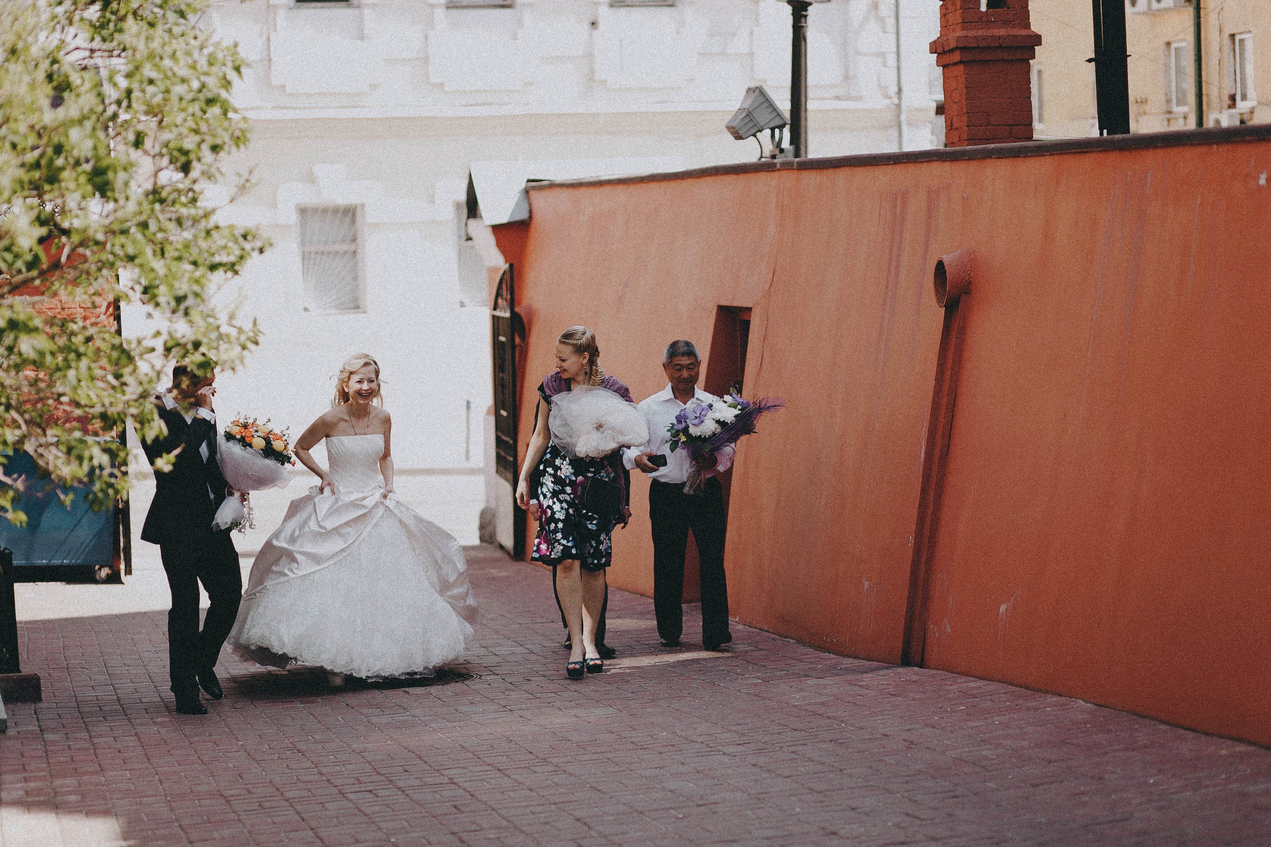 The wedding in the church
