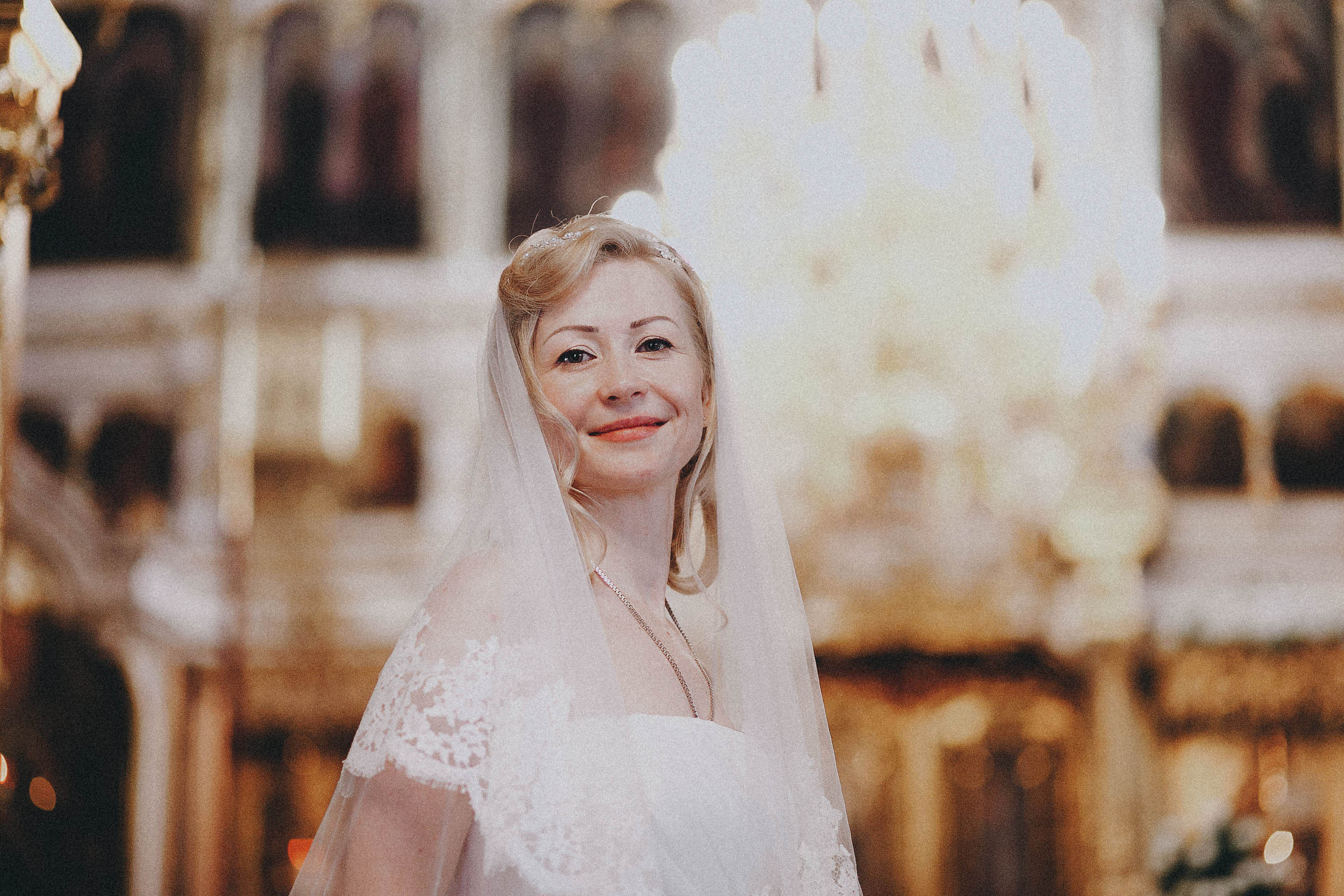 The wedding in the church