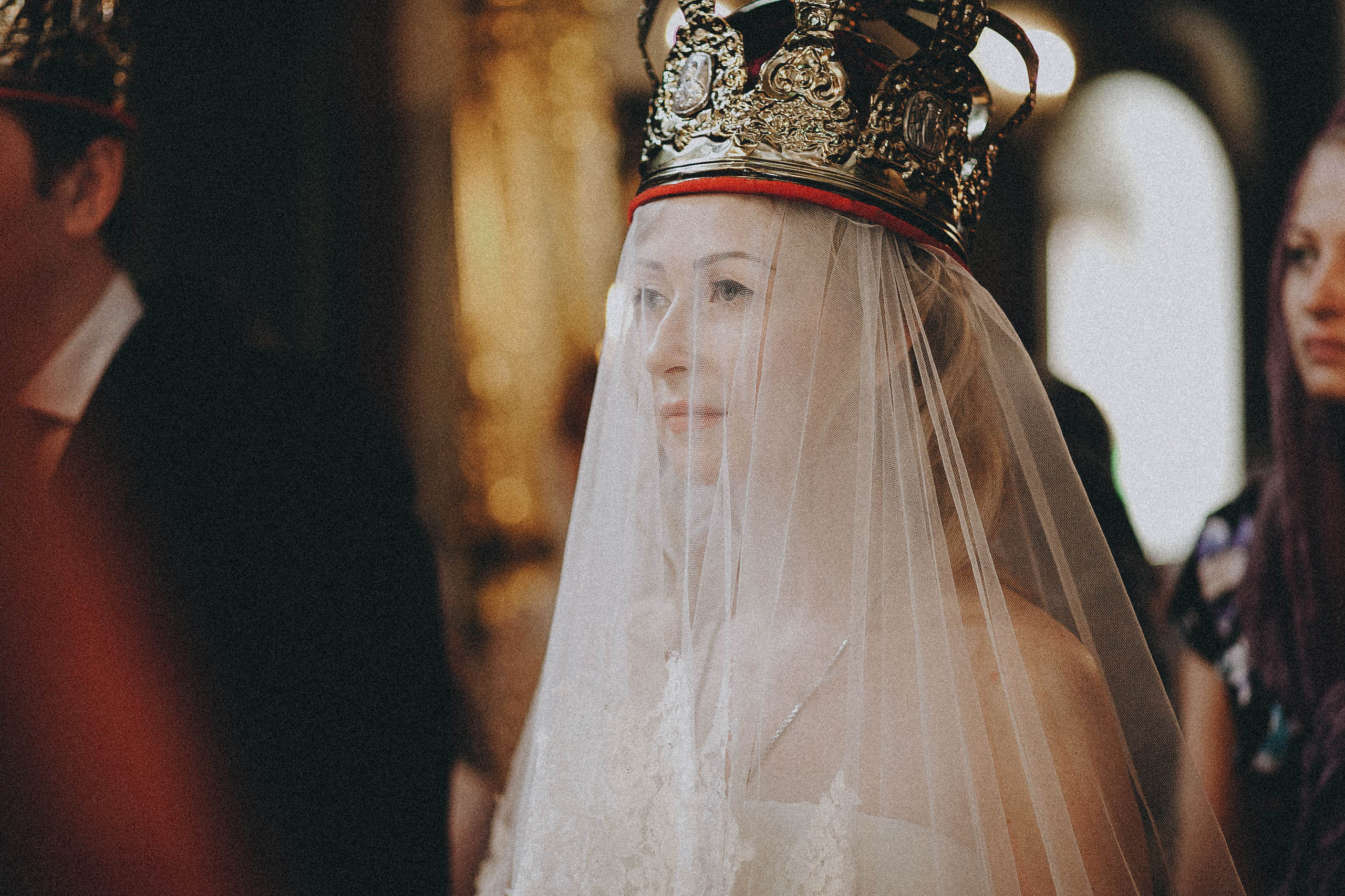 The wedding in the church