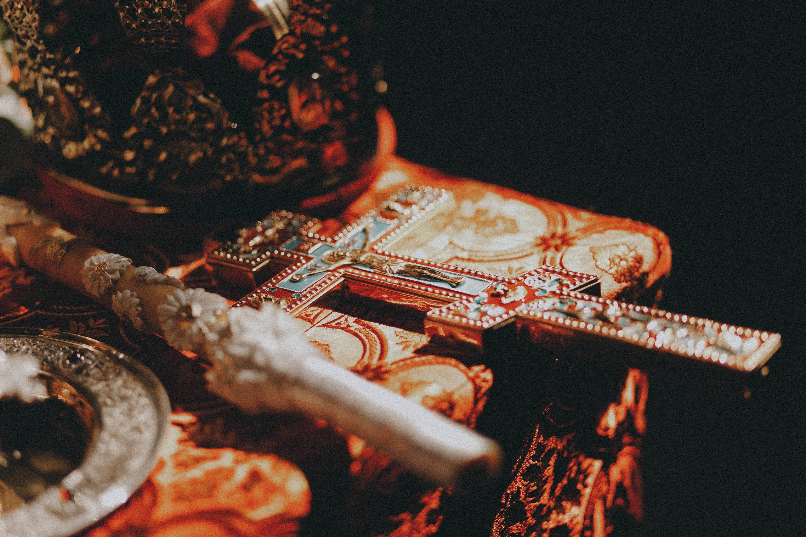 The wedding in the church