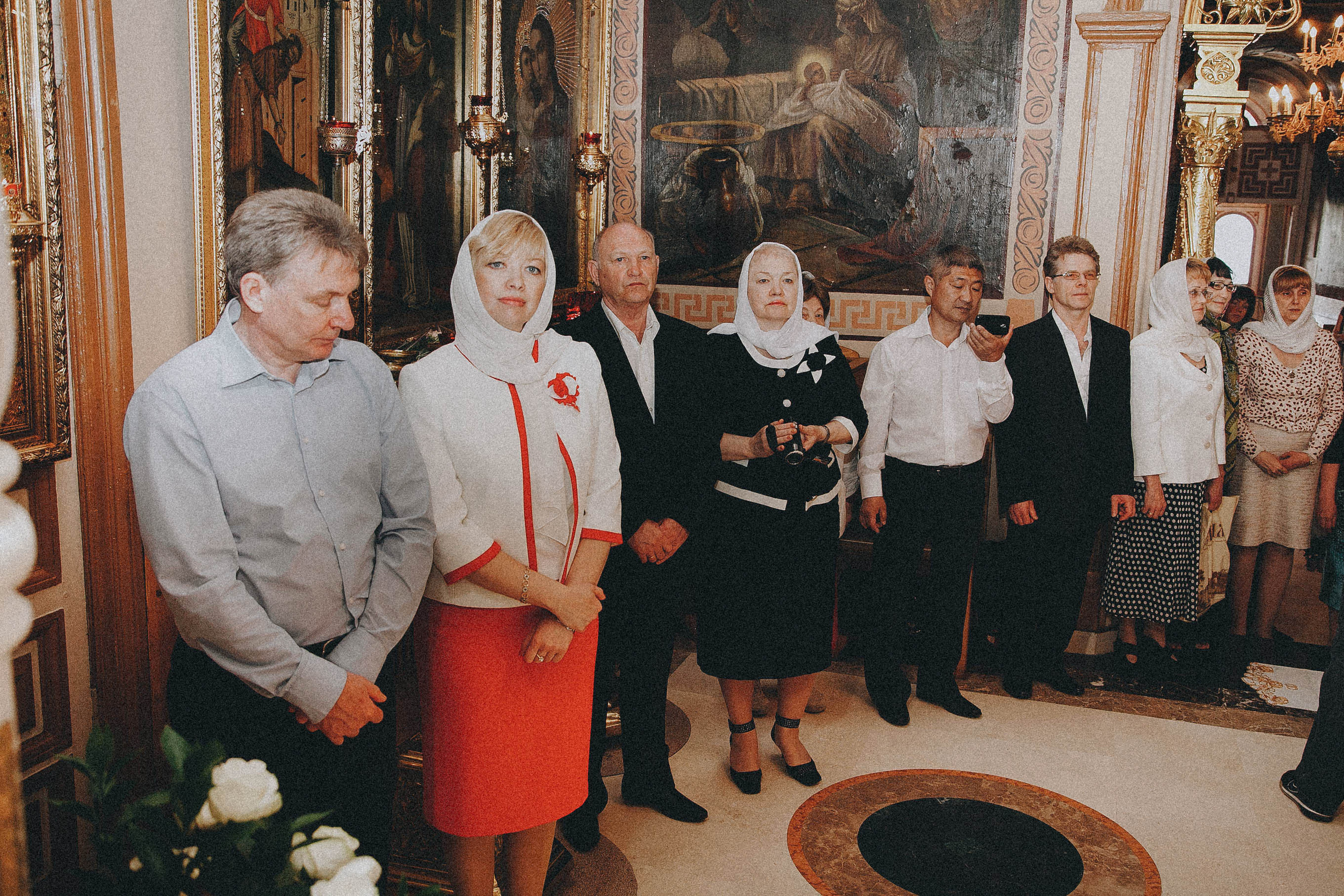 The wedding in the church