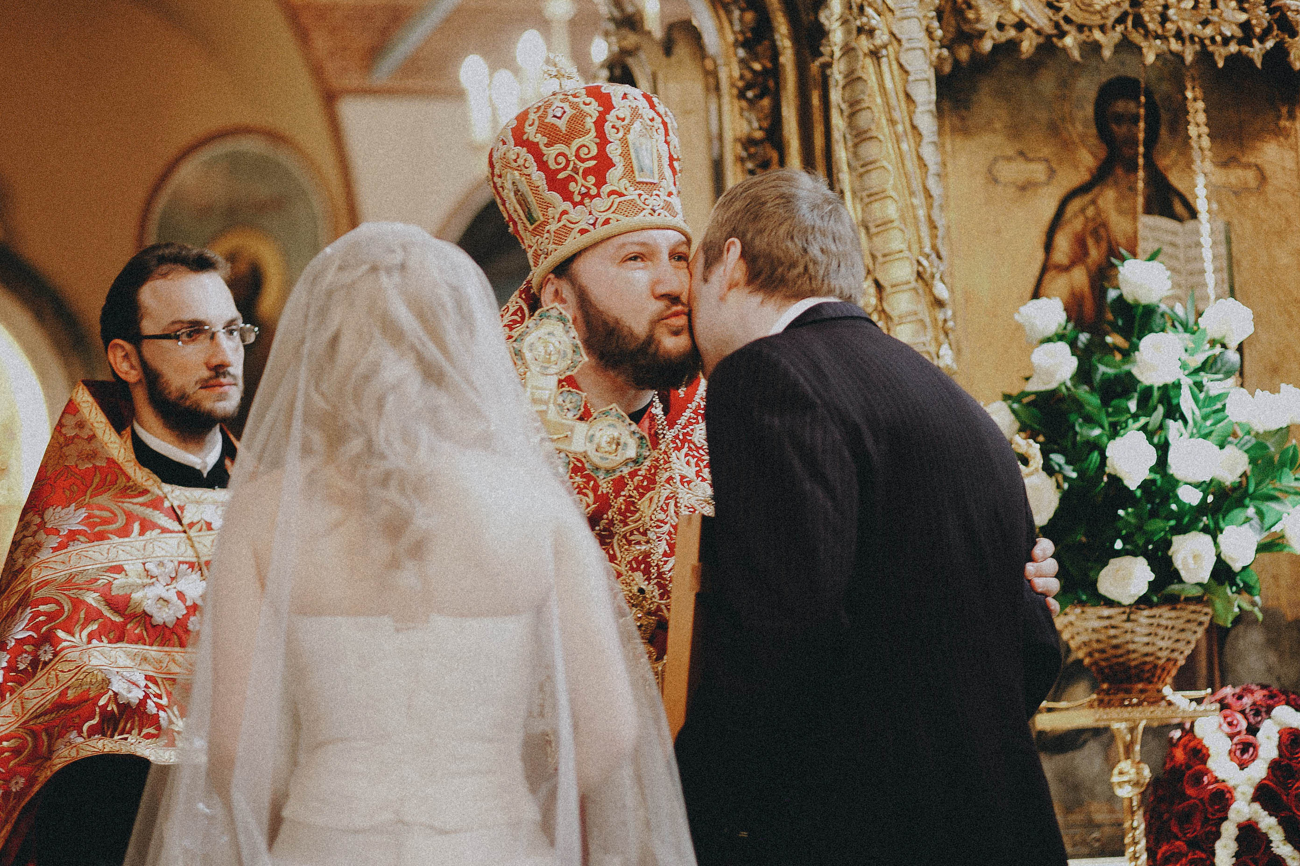 The wedding in the church