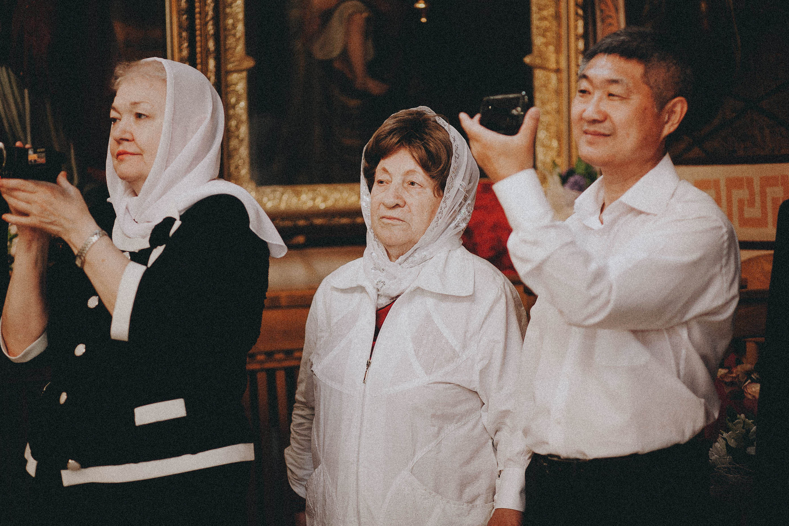 The wedding in the church