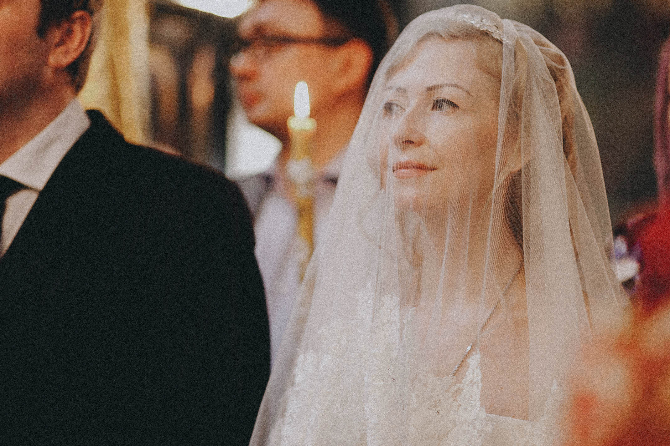 The wedding in the church