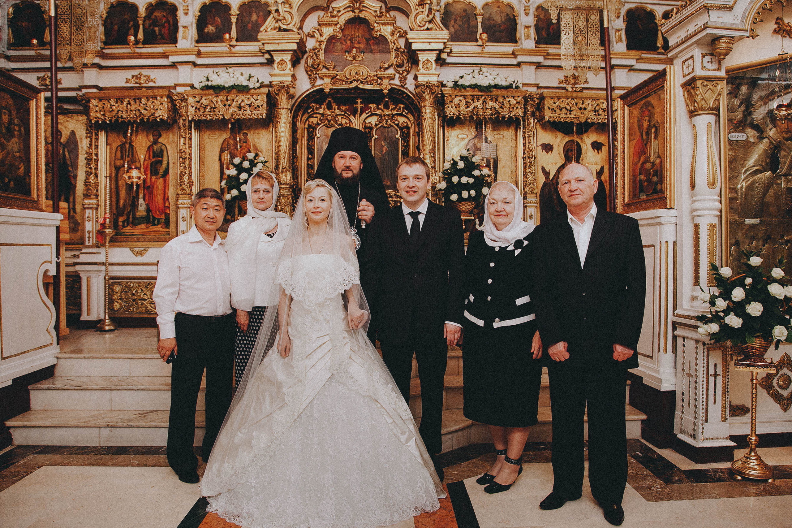 The wedding in the church