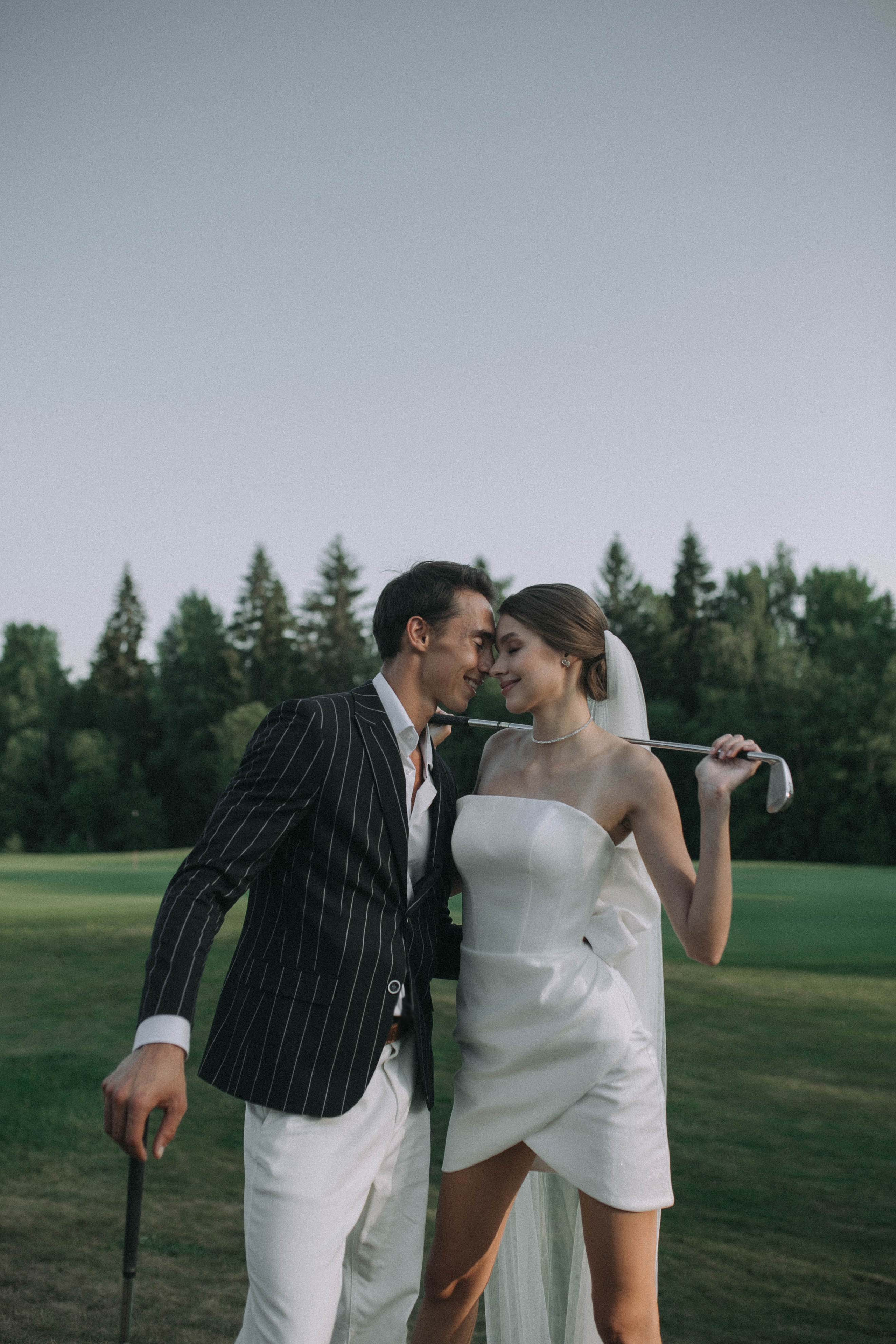 Alina & Georgy Golf Wed