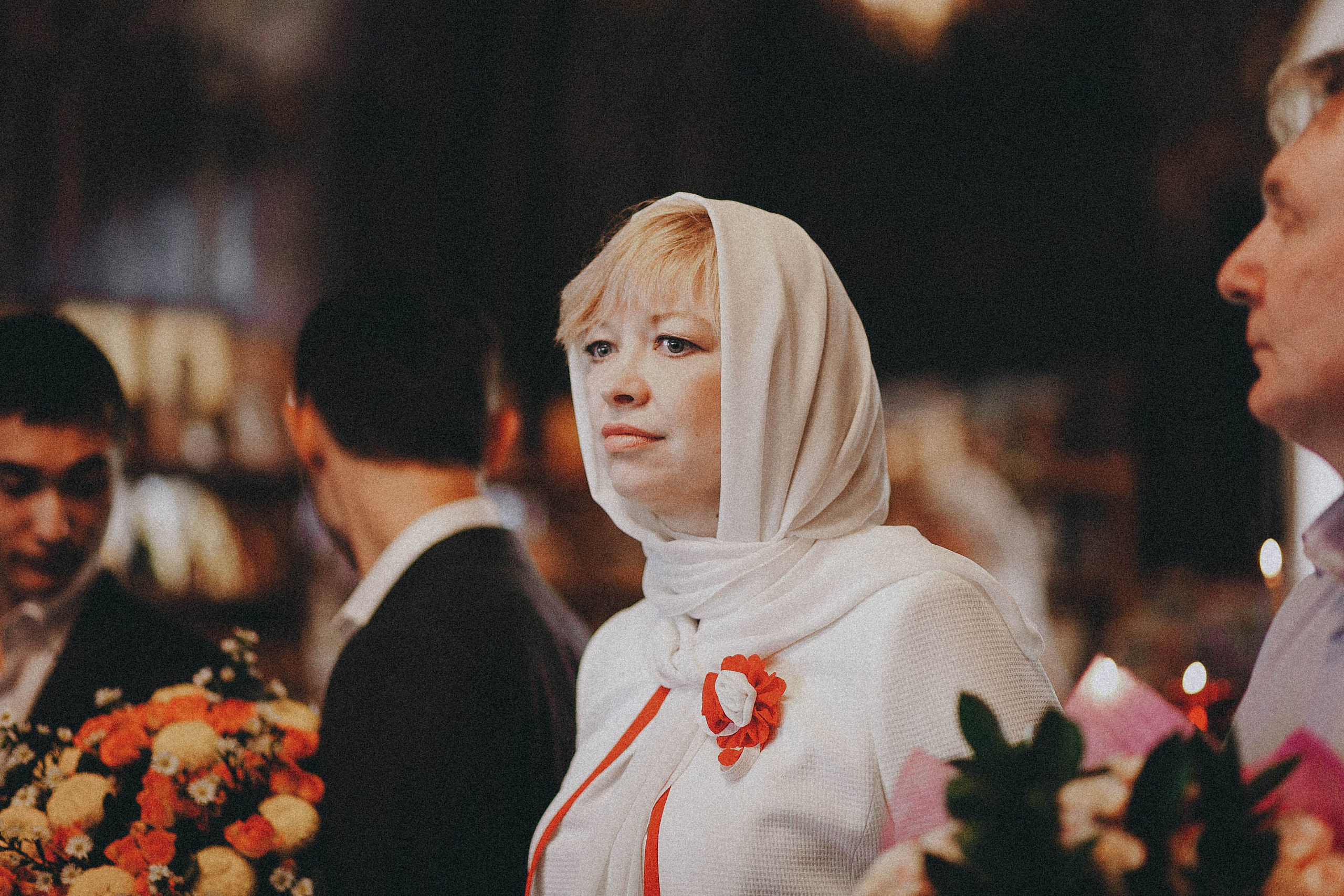 The wedding in the church
