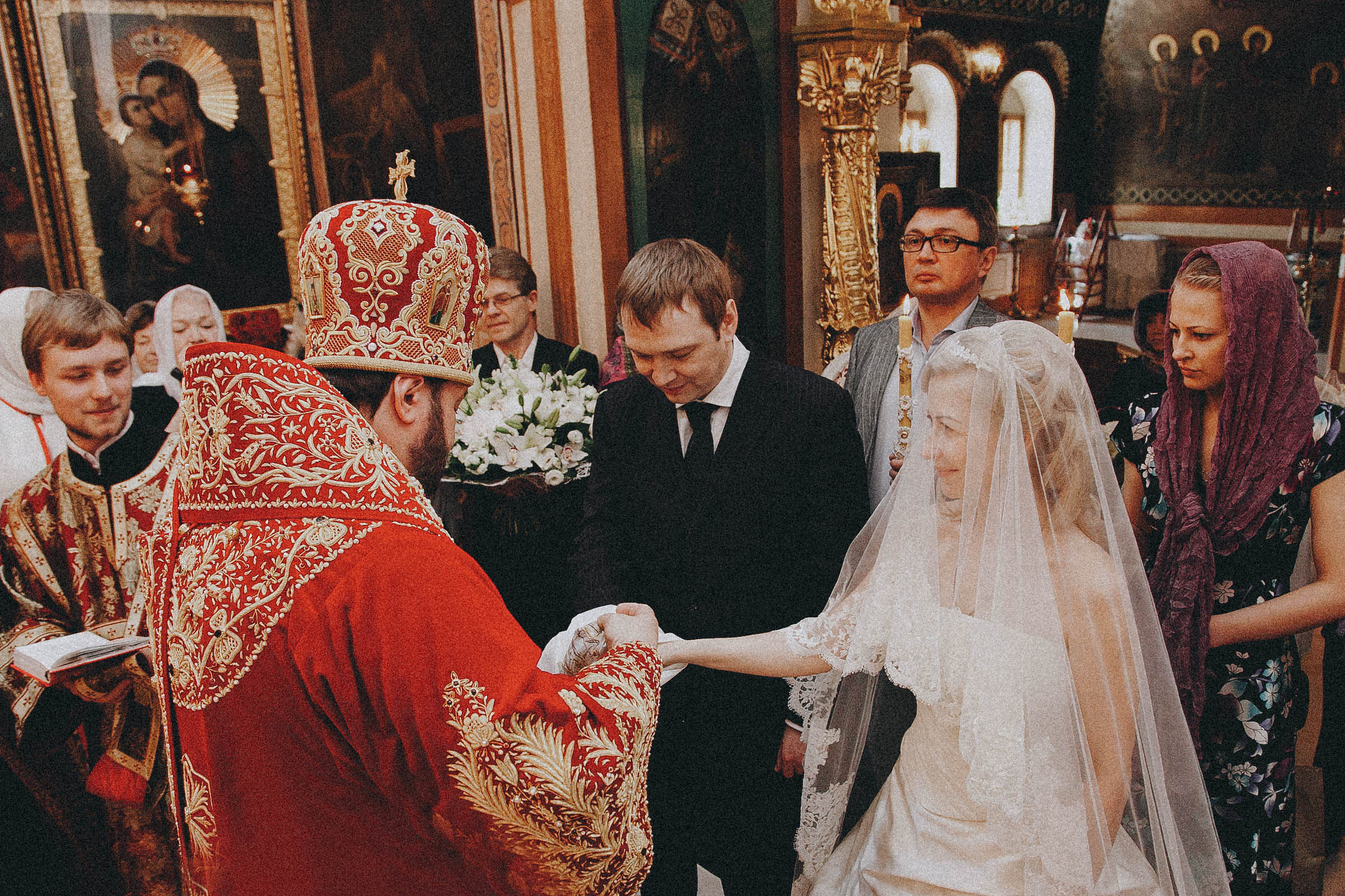 The wedding in the church