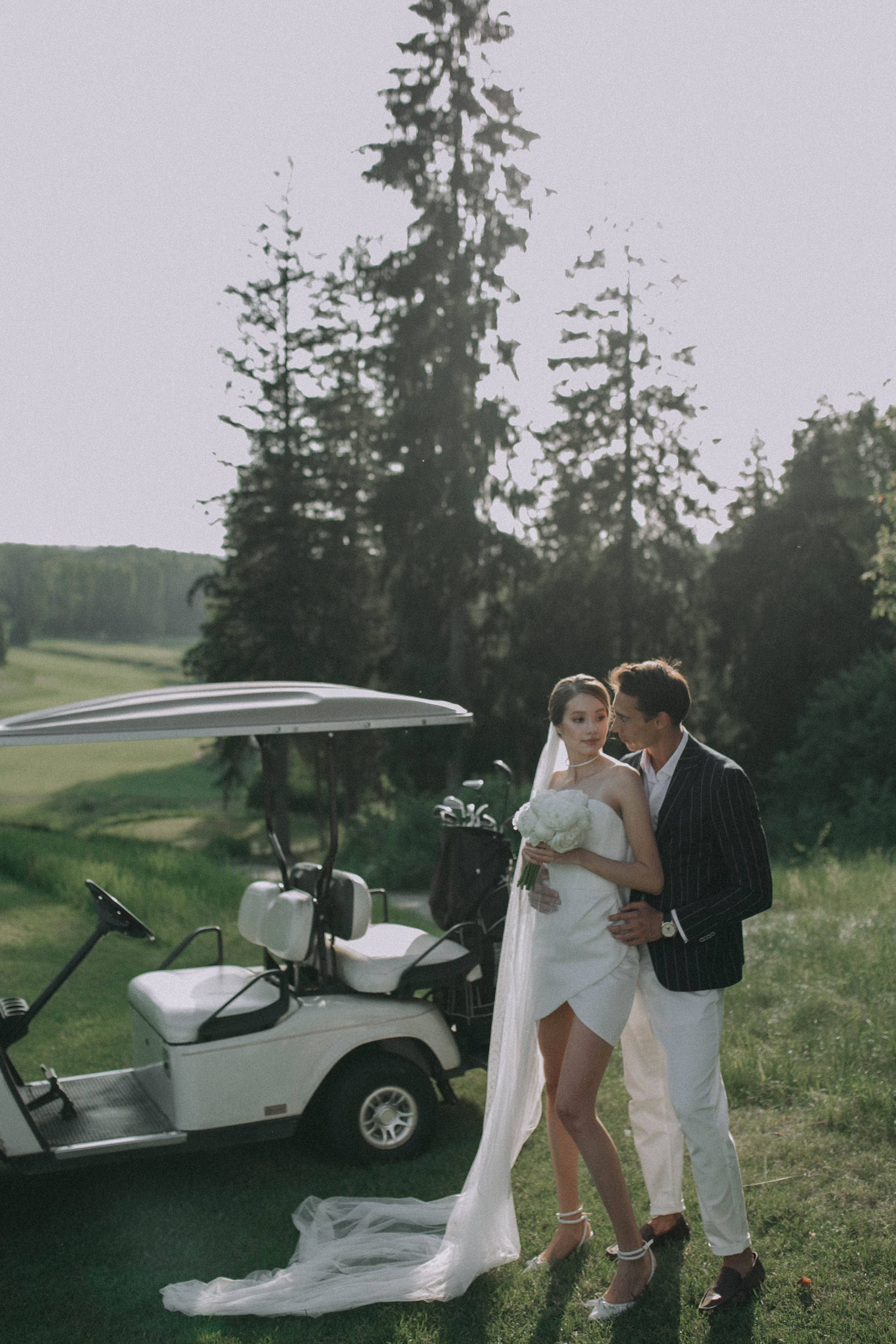 Alina & Georgy Golf Wed