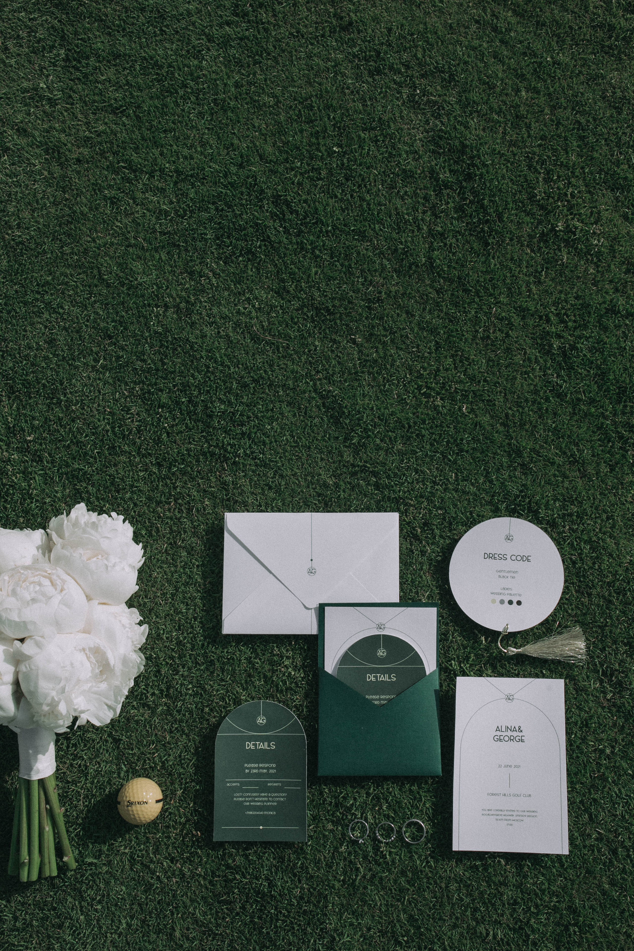 Alina & Georgy Golf Wed