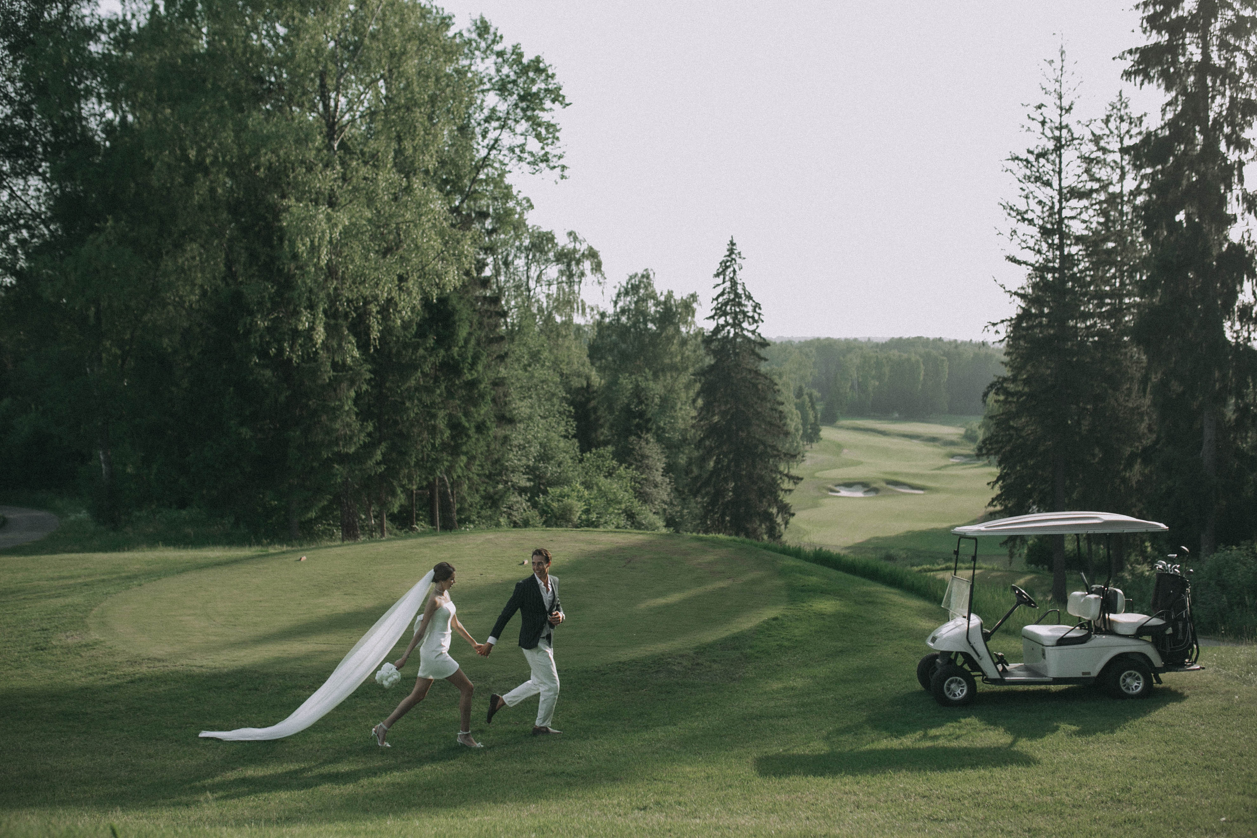 Alina & Georgy Golf Wed