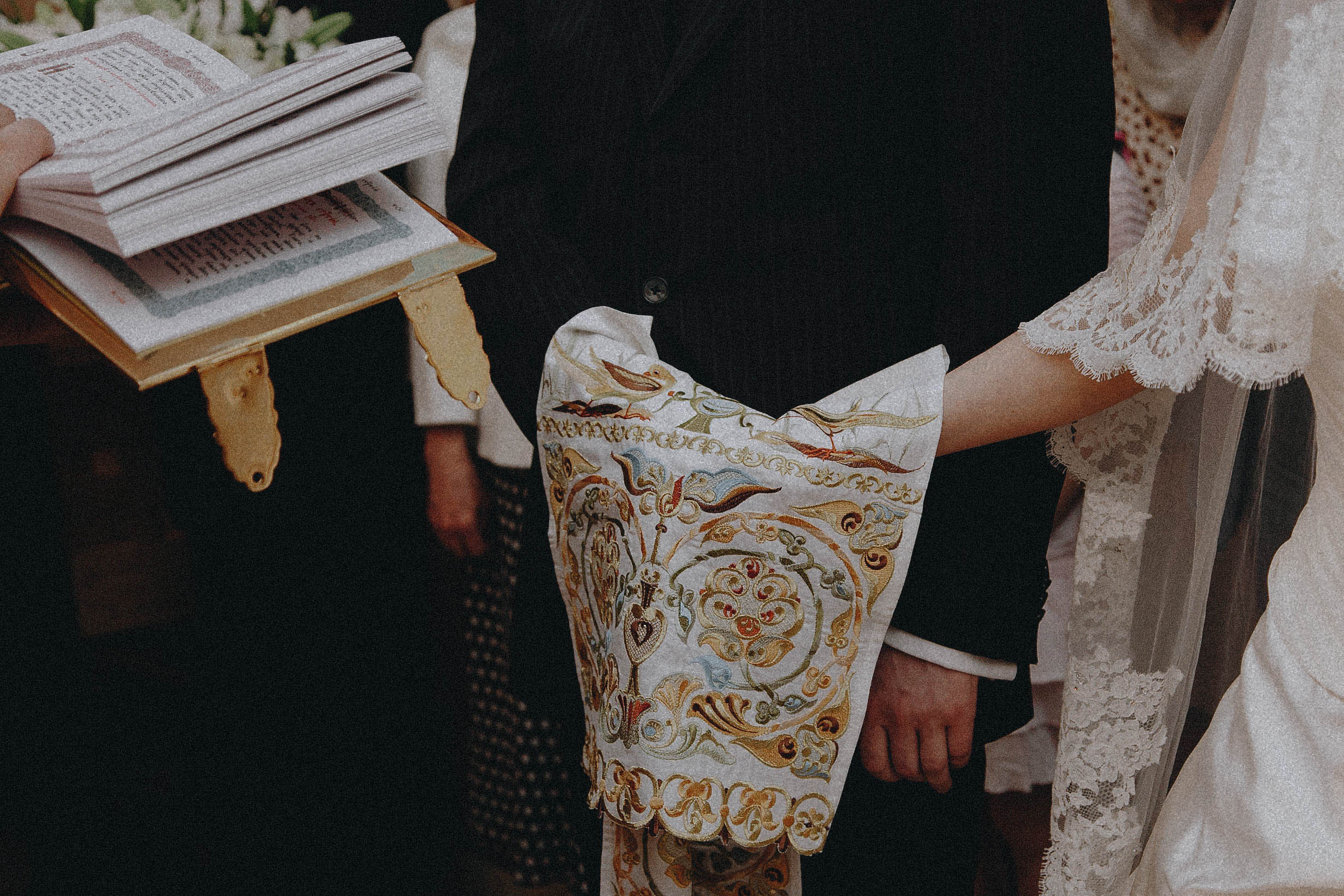 The wedding in the church