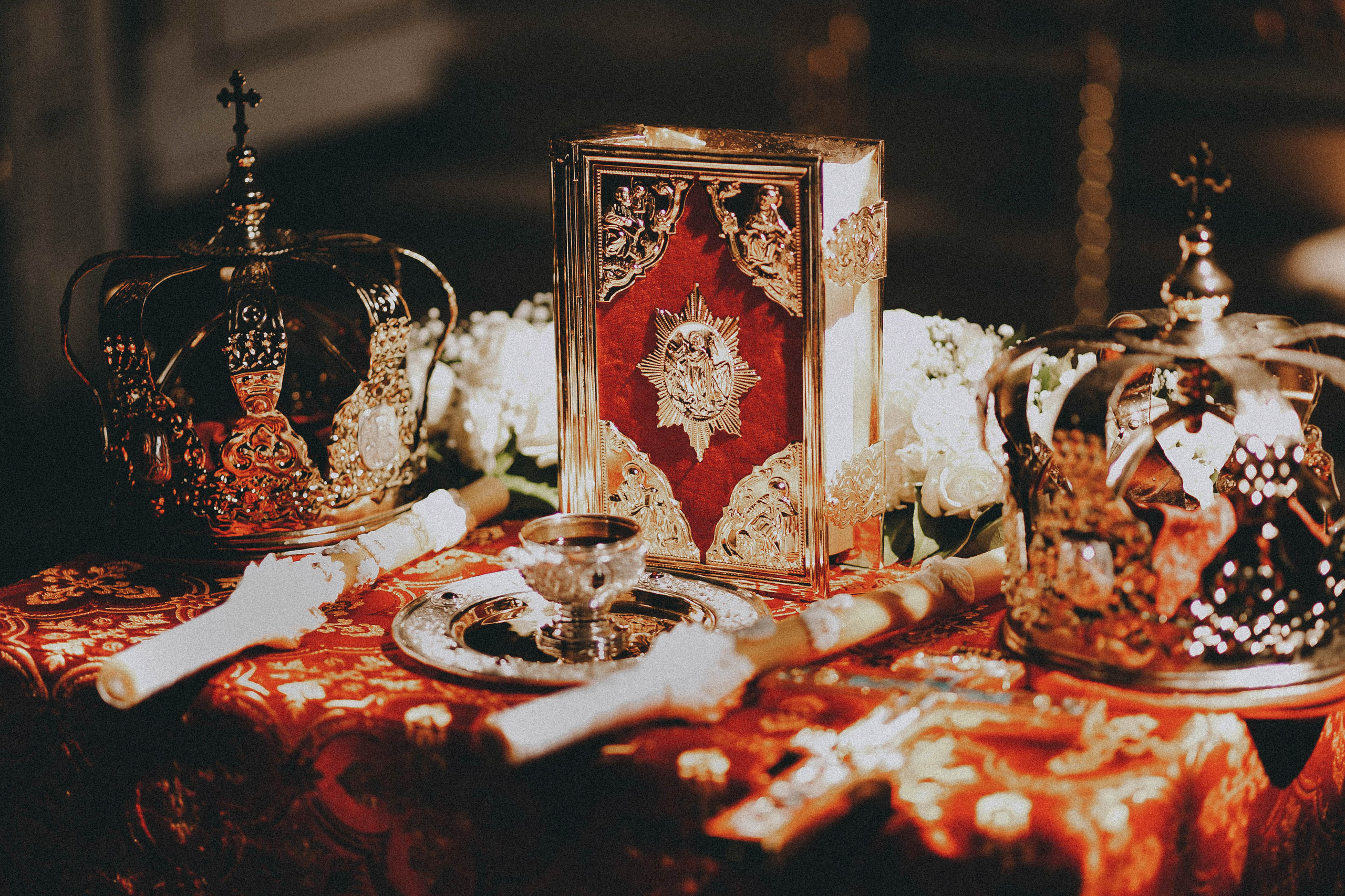 The wedding in the church