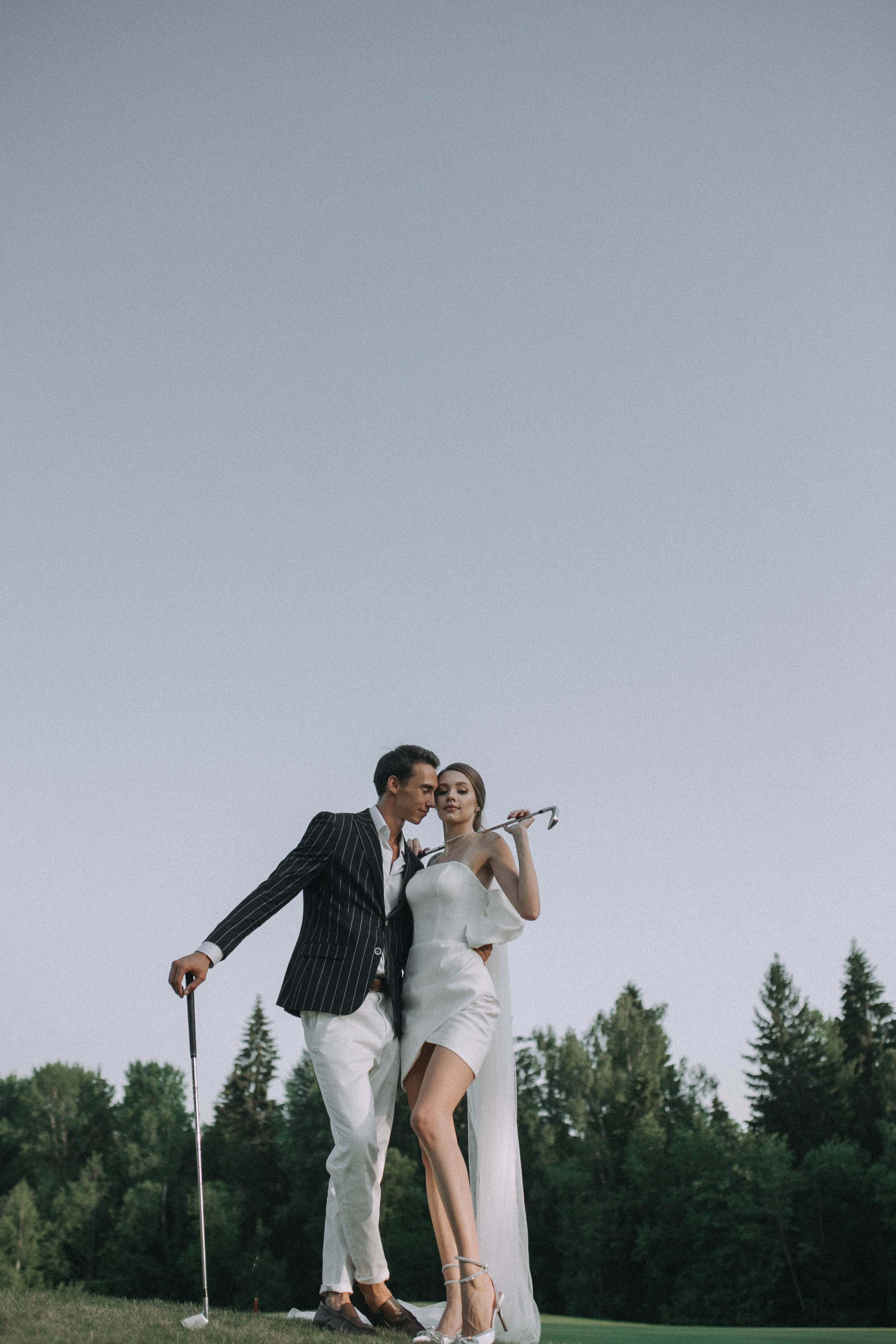 Alina & Georgy Golf Wed