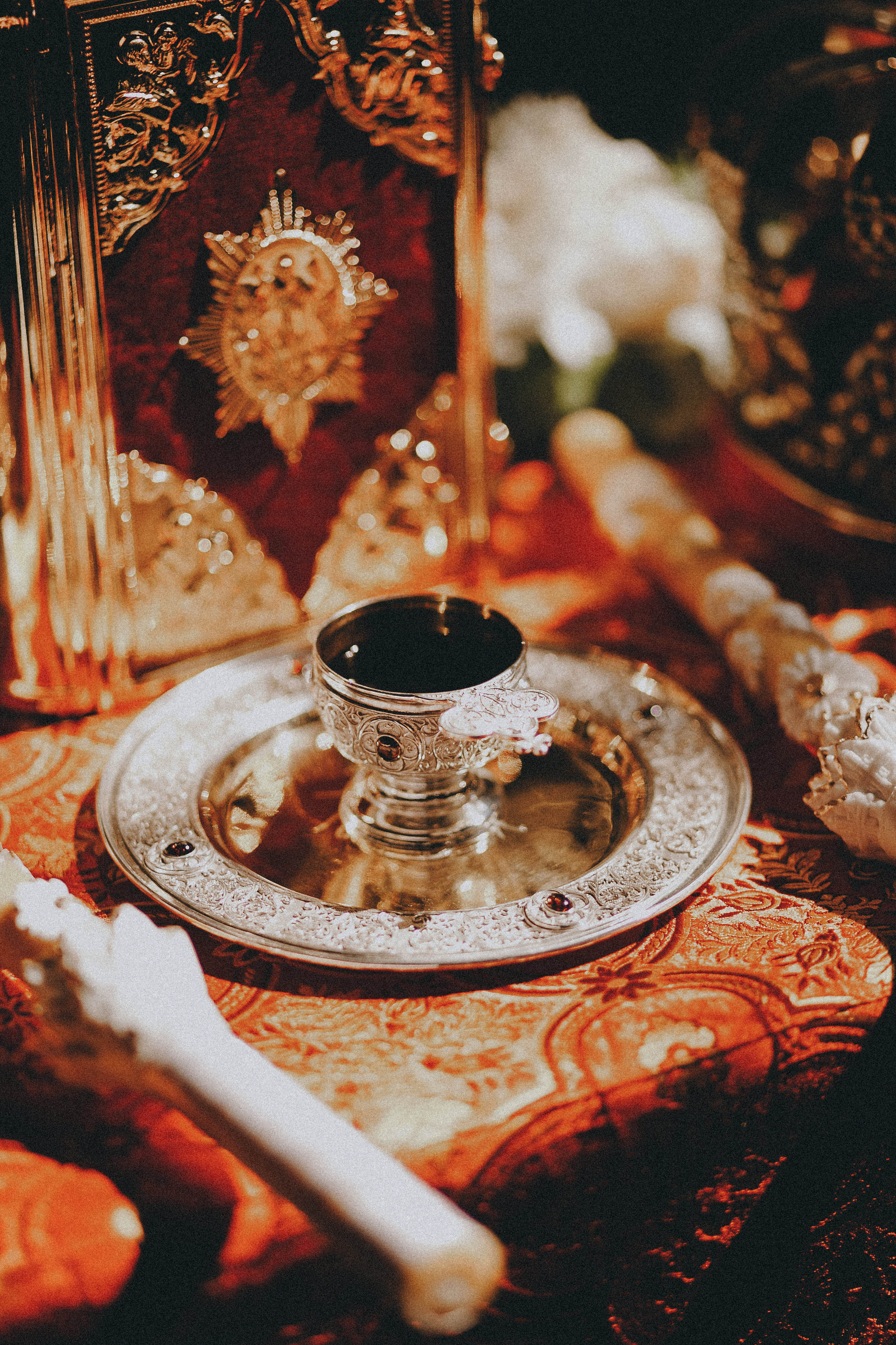 The wedding in the church