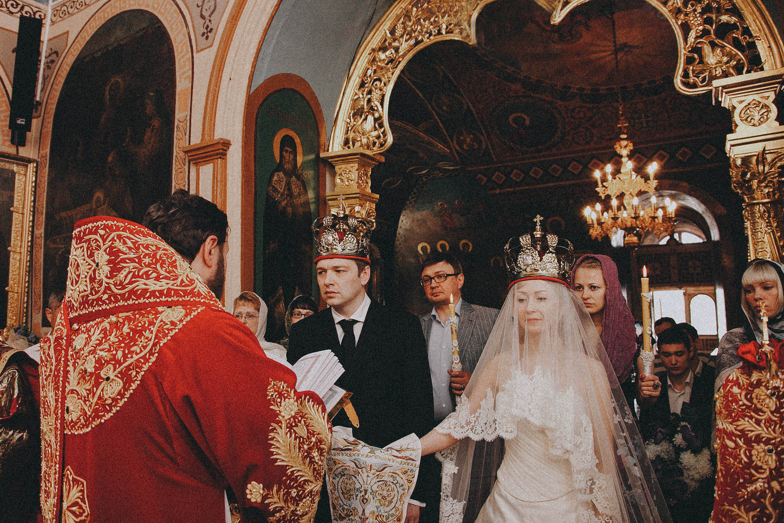 The wedding in the church