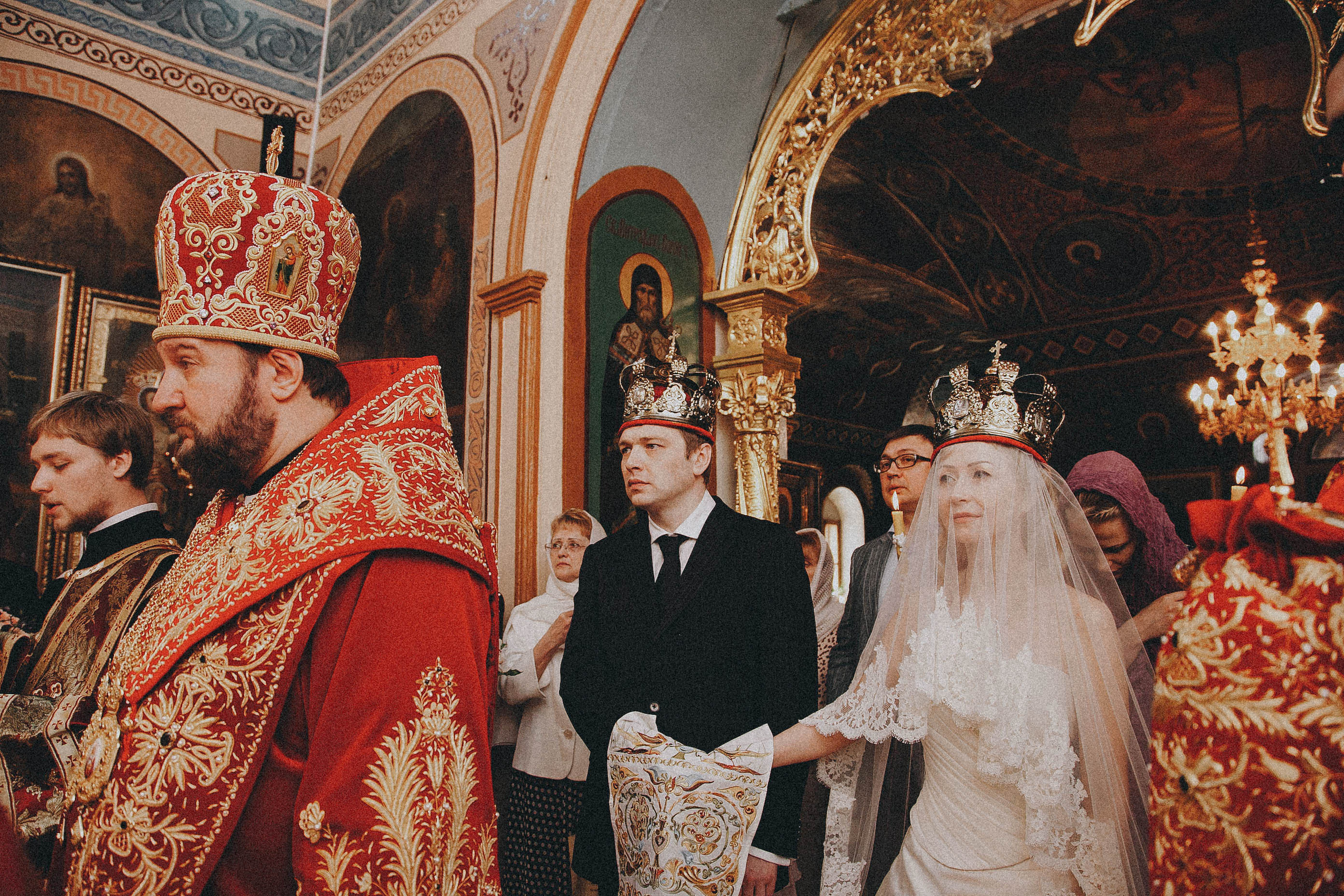 The wedding in the church