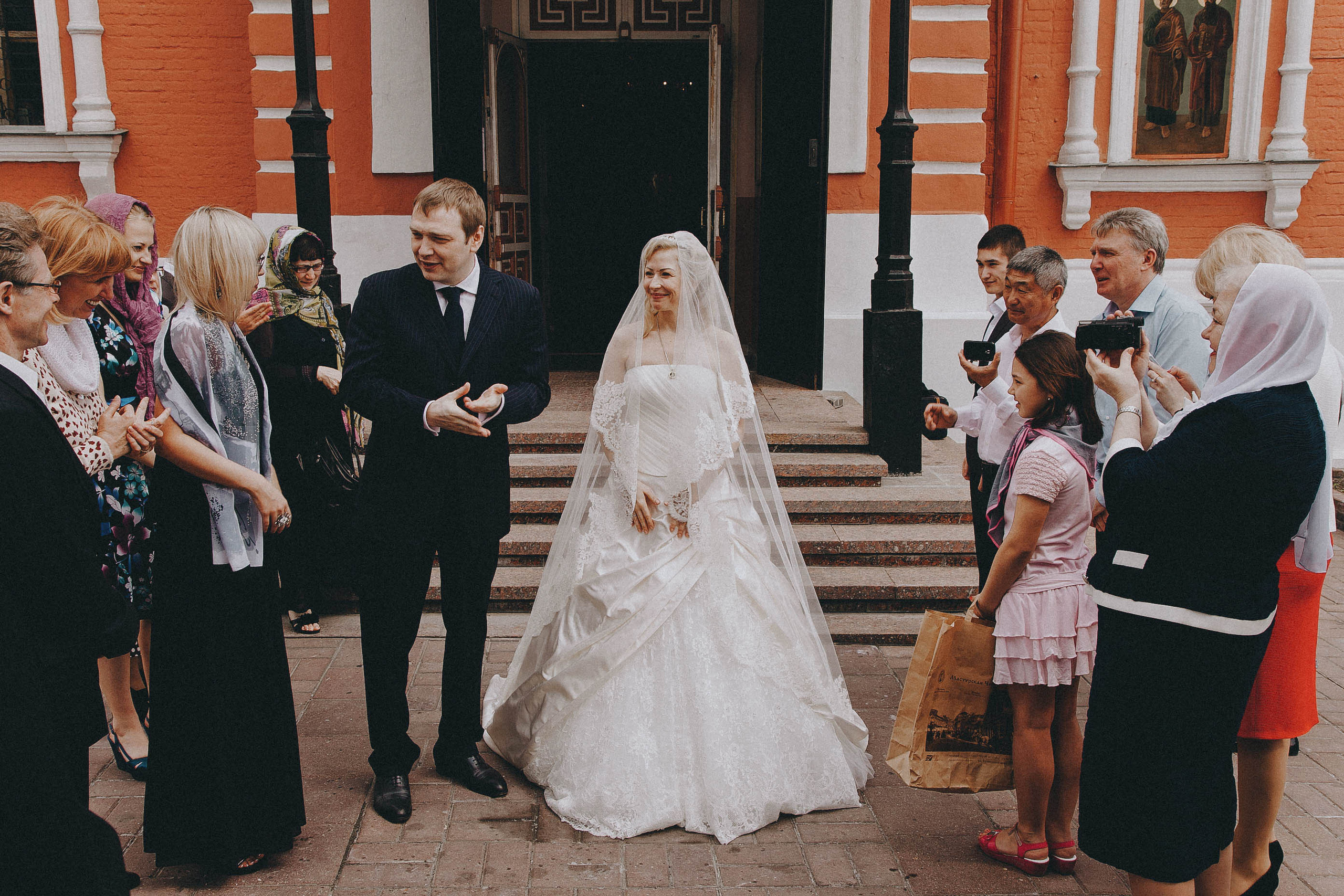 The wedding in the church