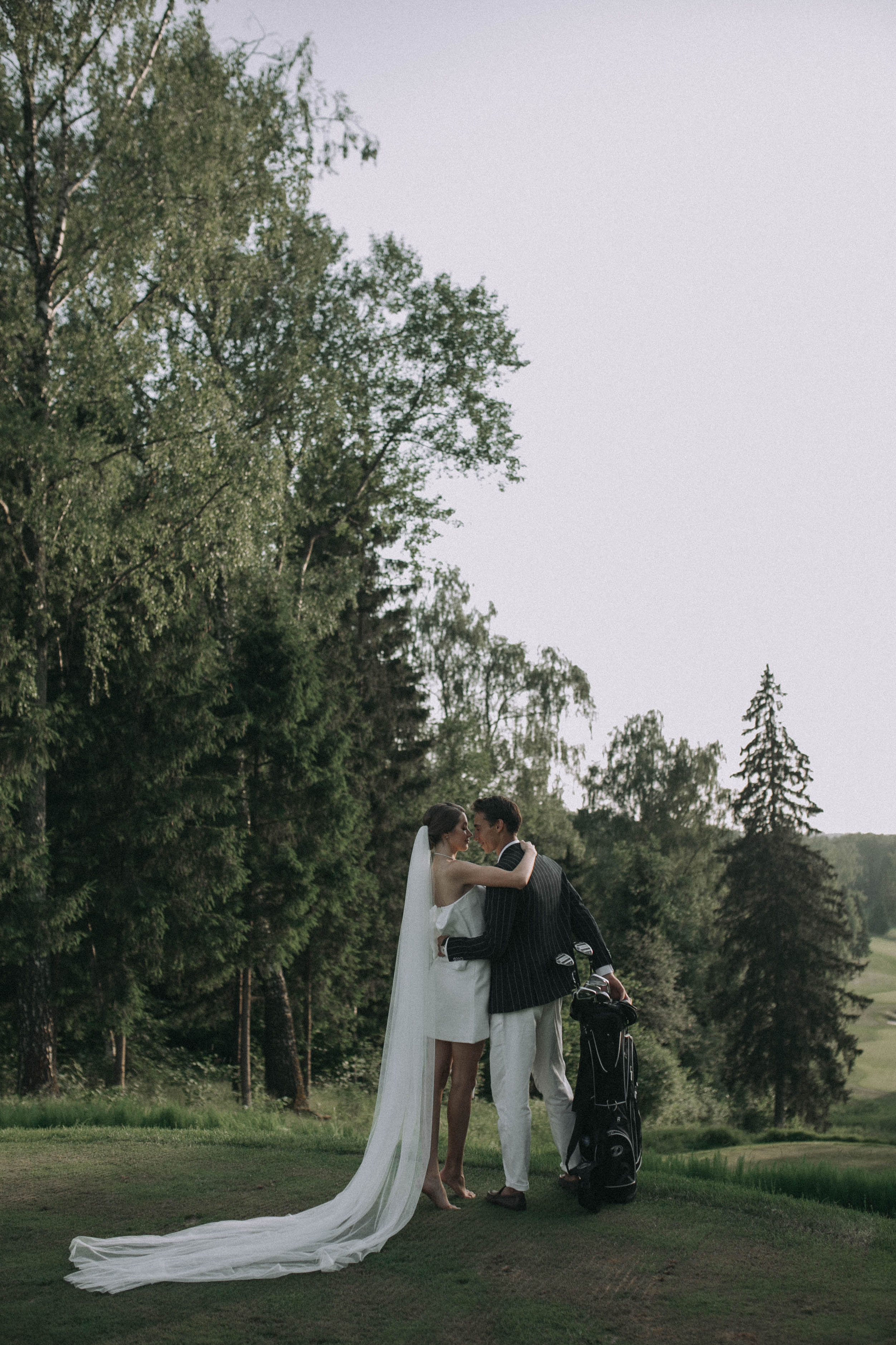 Alina & Georgy Golf Wed