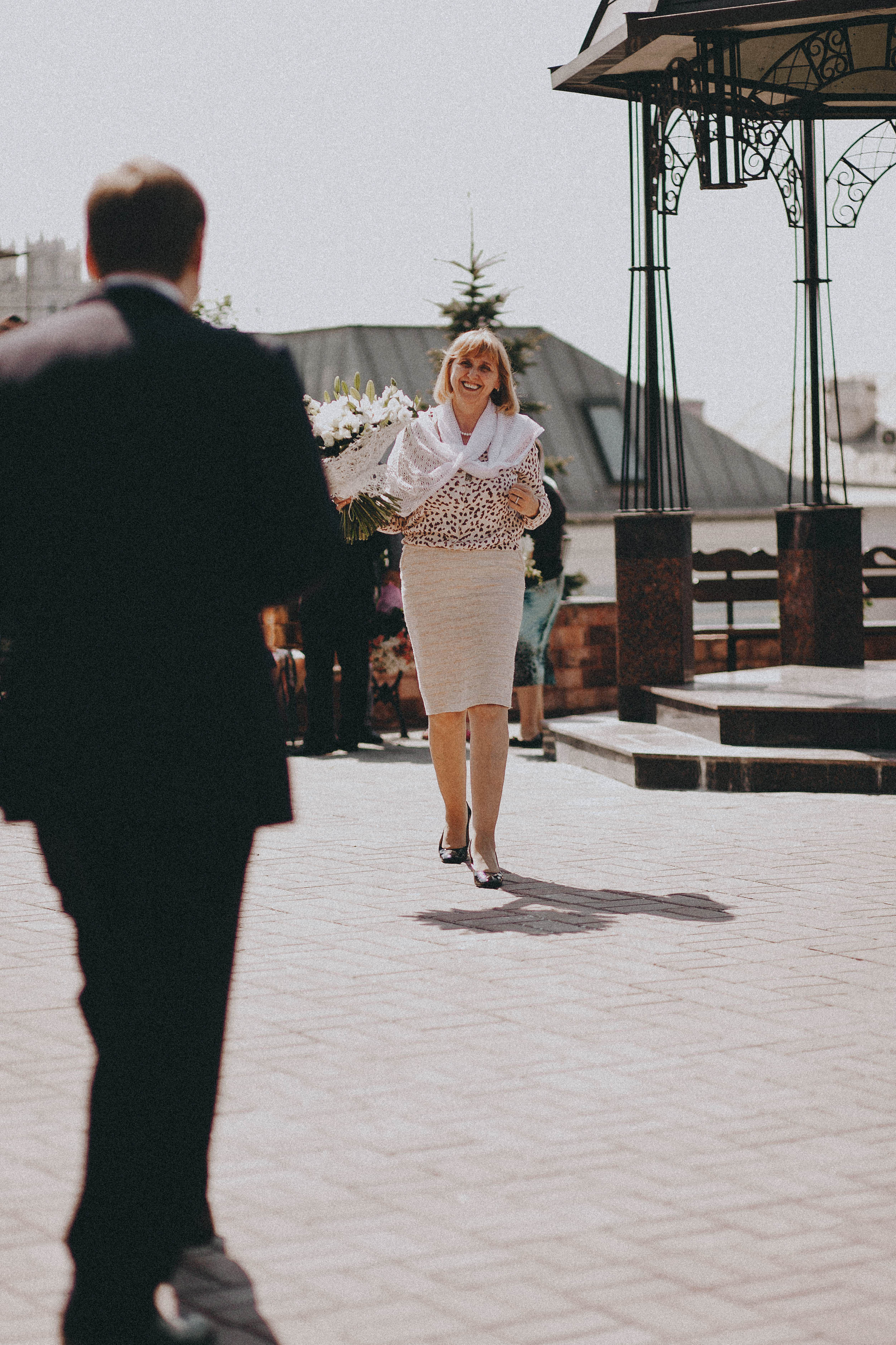 The wedding in the church