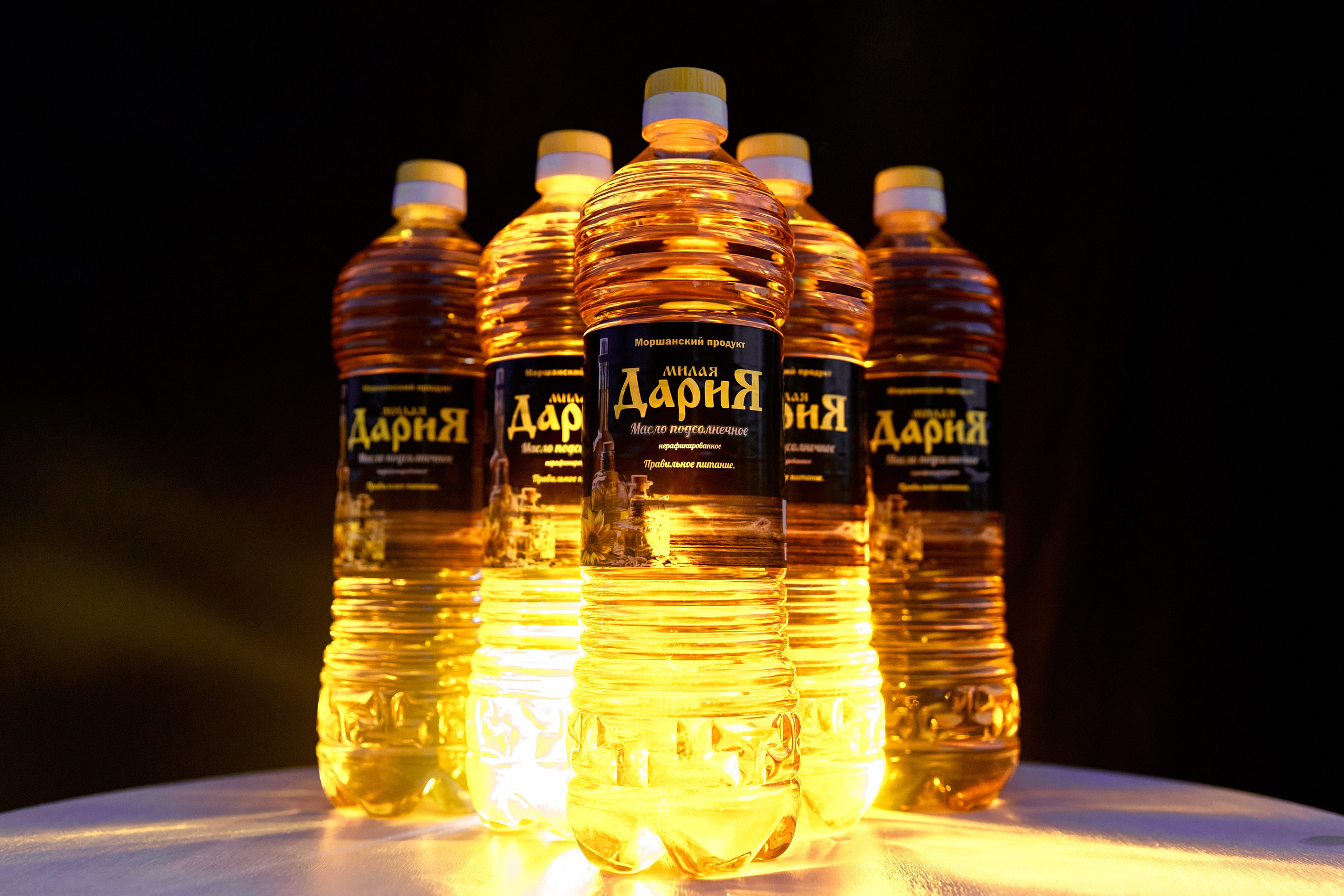 Подсолнечное масло. Фотограф Александр Казин